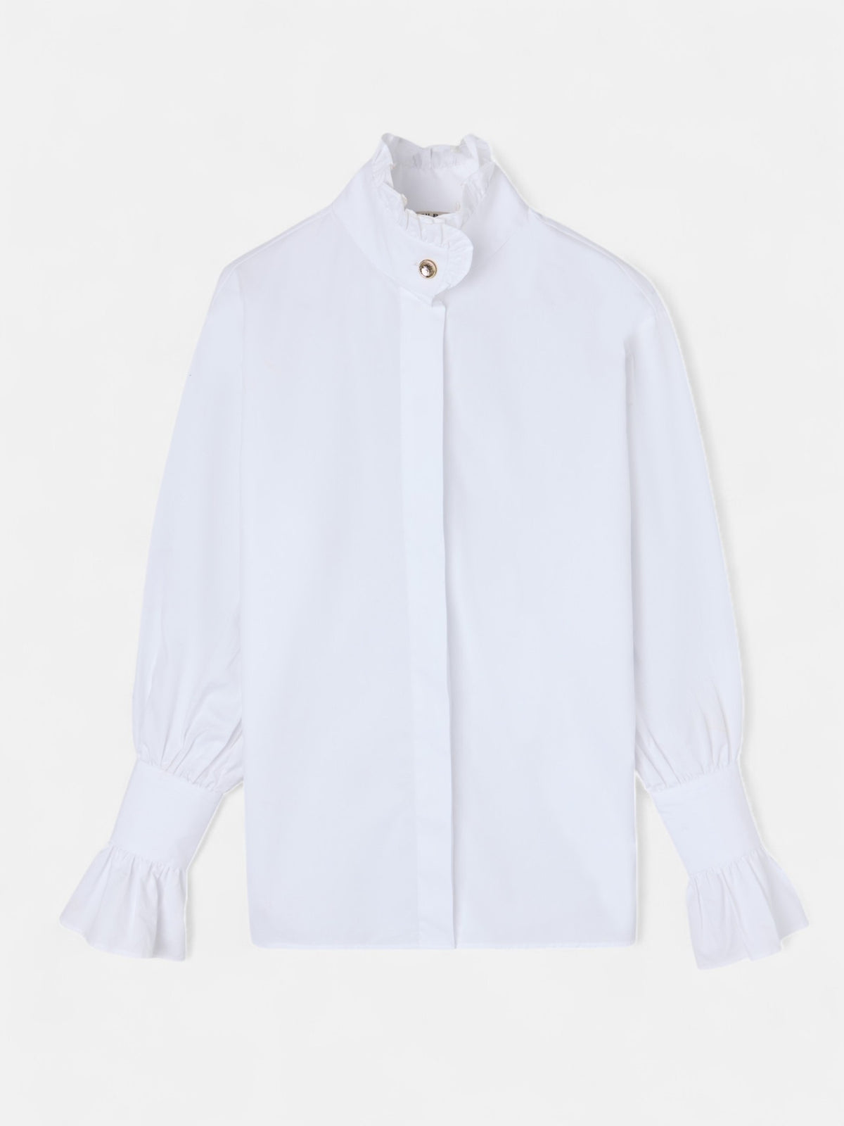 Camisa detalle puño blanca