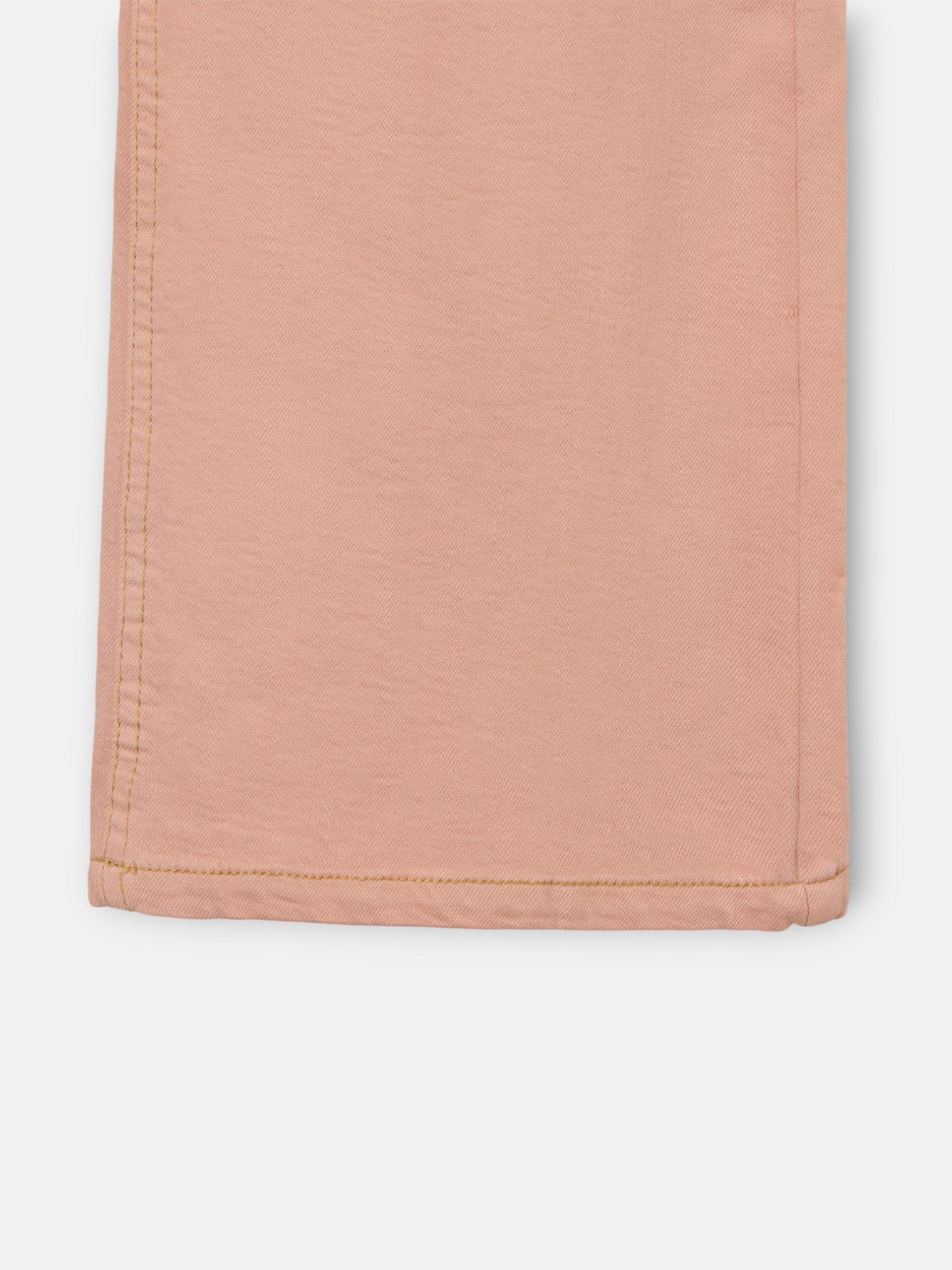 Calças de ganga com fivelas coral