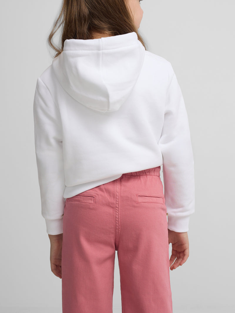 Calças de menina marinheiro rosa