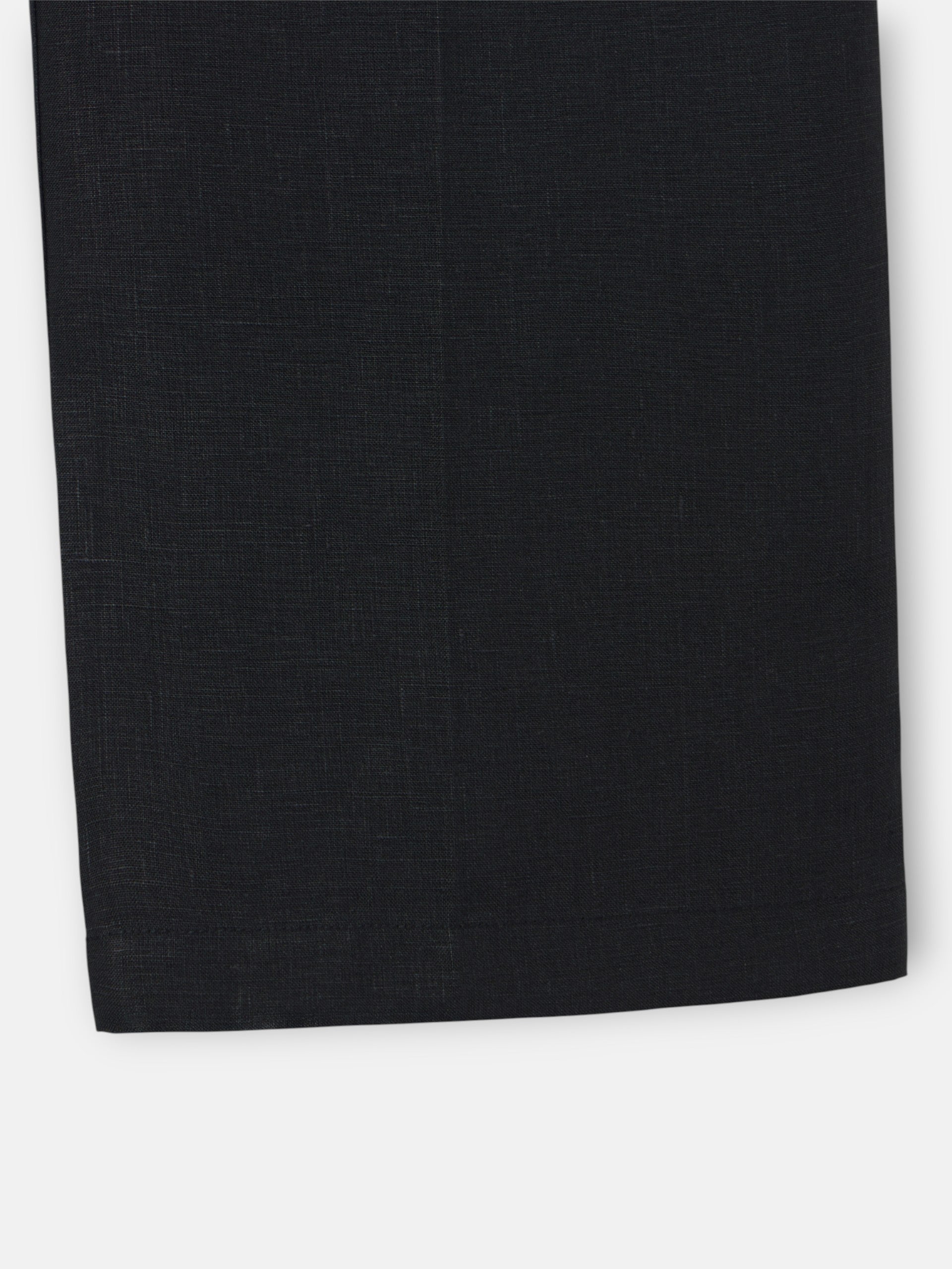 Calças de linho pretas