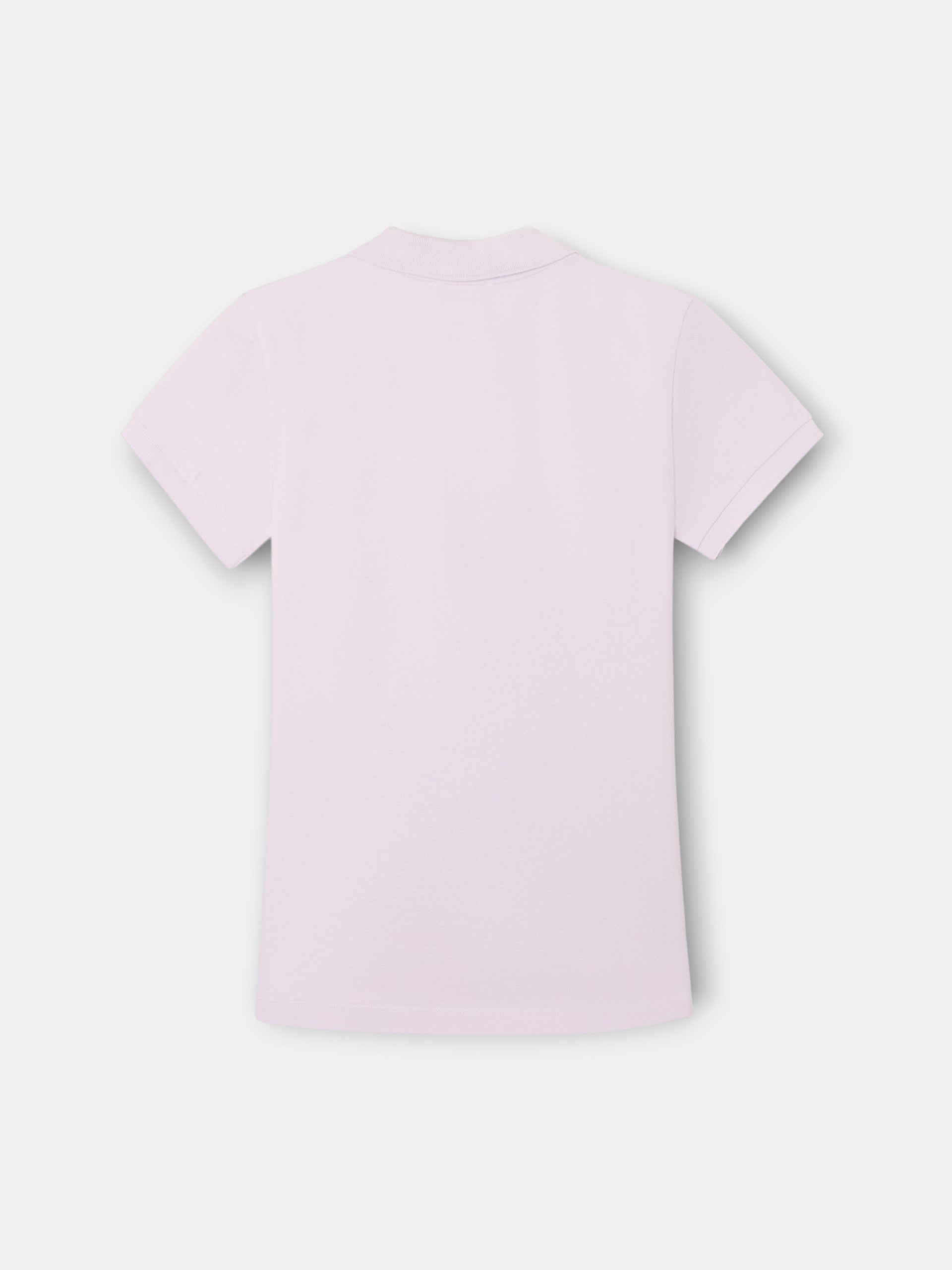 Classic lilac polo shirt for women