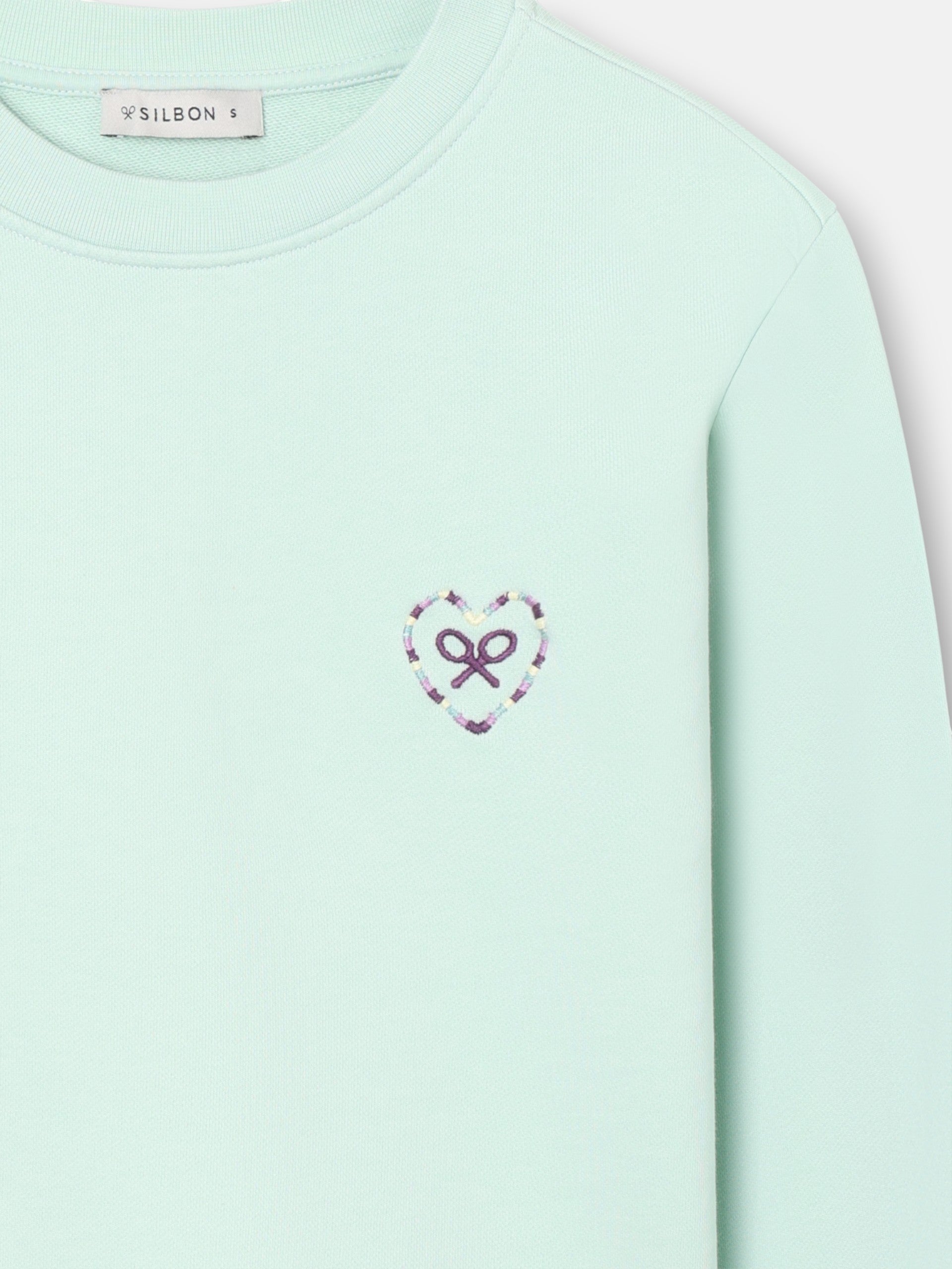 Sudadera woman corazon love verde