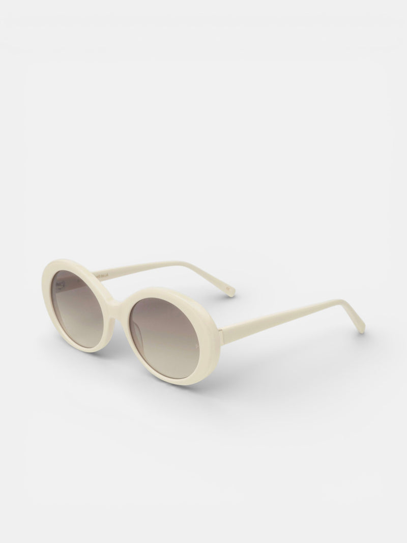 MOXSILBON Cream Low Sunglasses