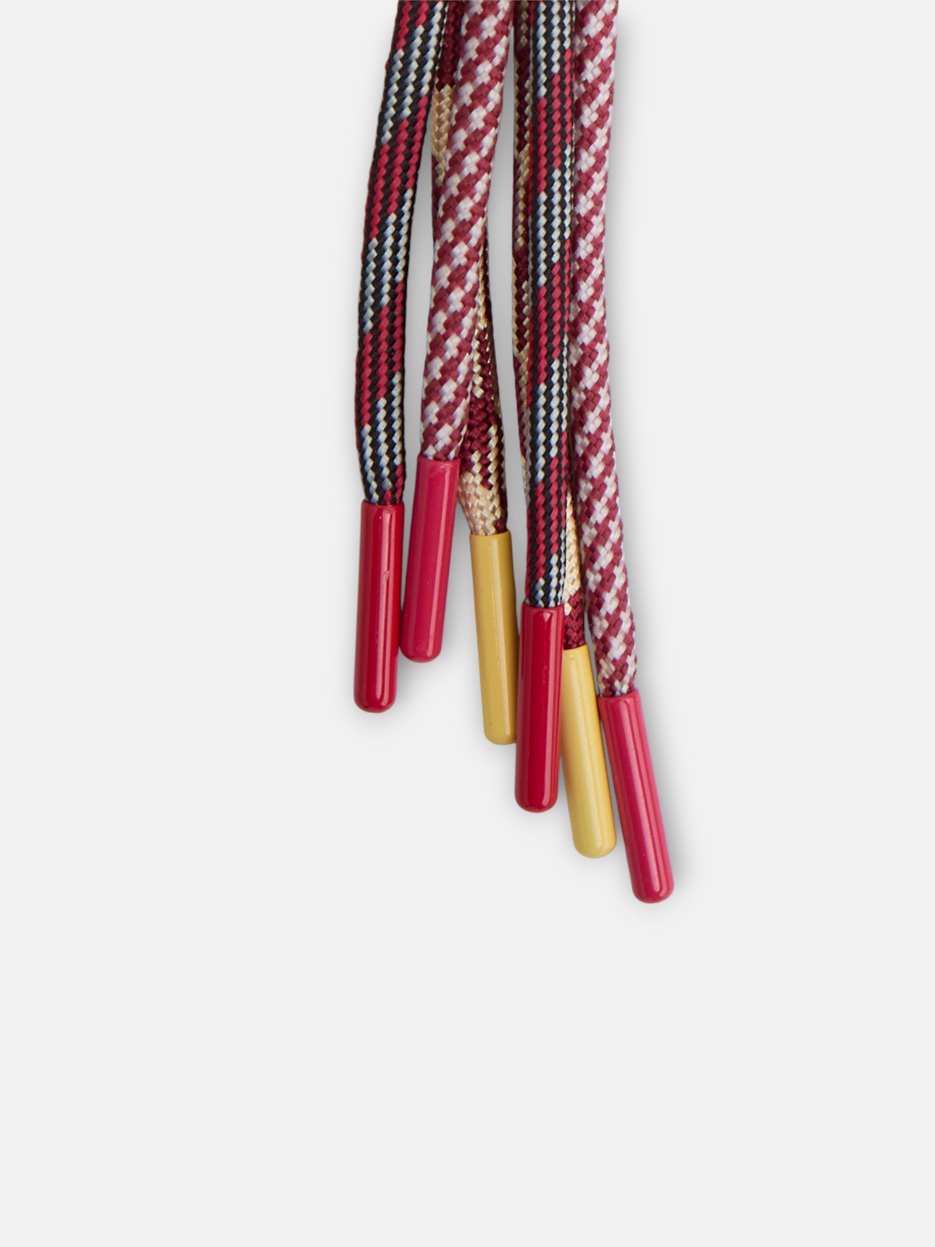 Porte-clés à poignée dorée et bordeaux