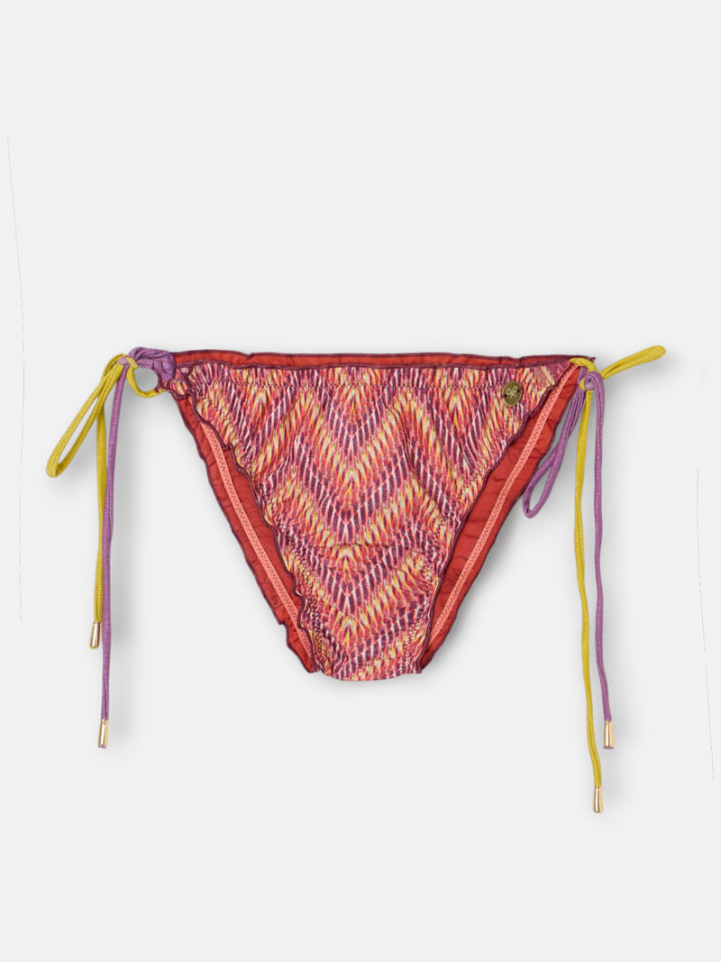 Cueca de biquíni espiga rosas