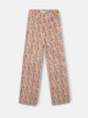 Pantalon denim estampado cachemir naranjas