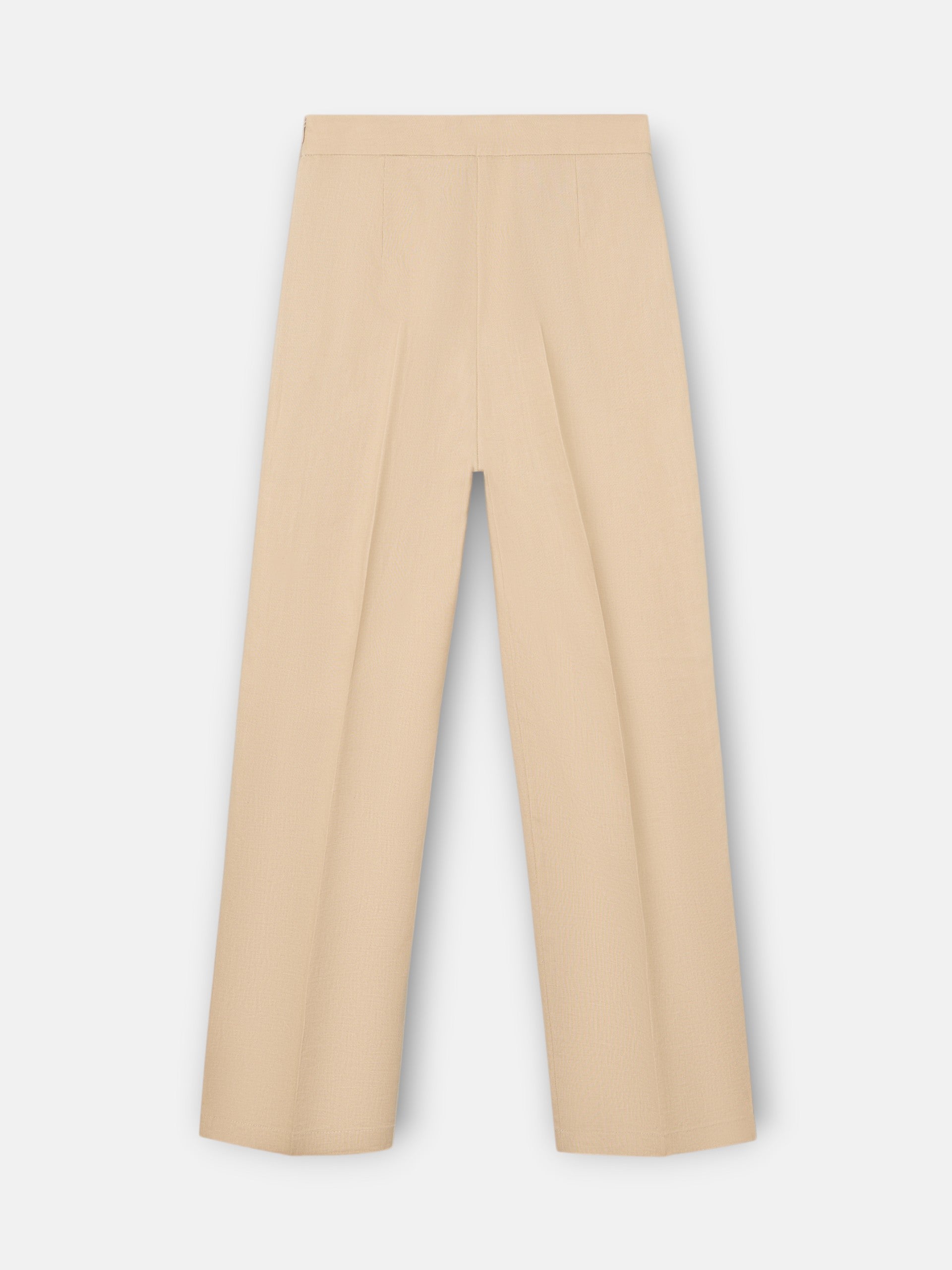 Pantalon lino beige