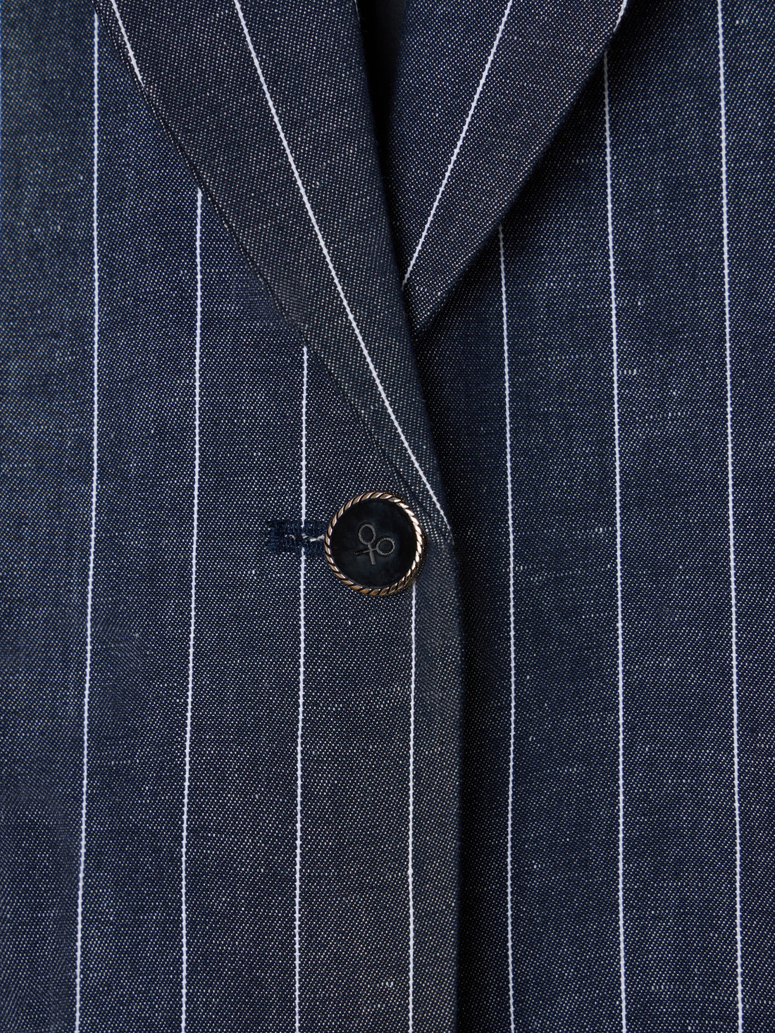 Unique grey pinstripe blazer