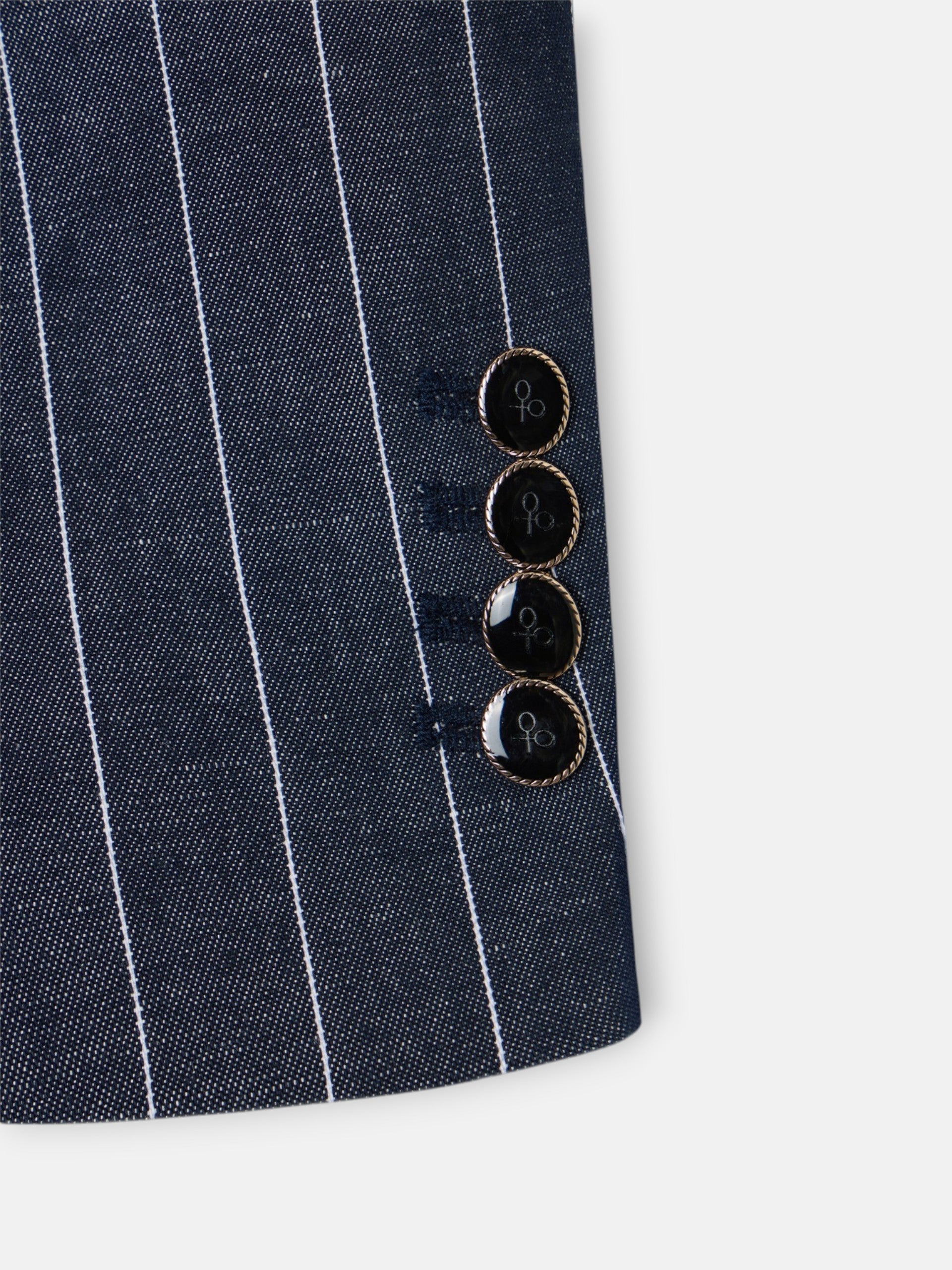 rayures grises uniques blazer