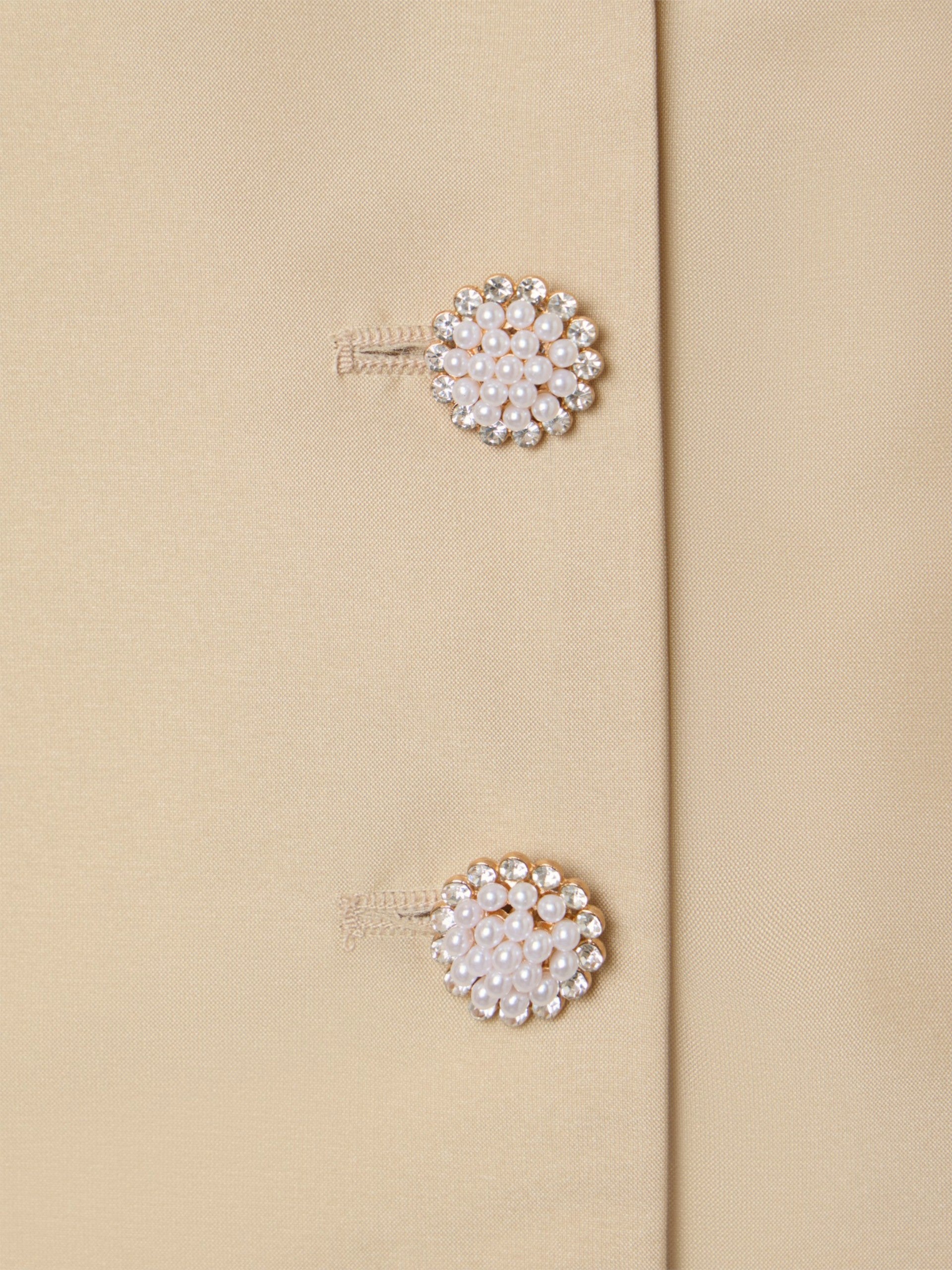 Event collection beige lantern sleeve blouse