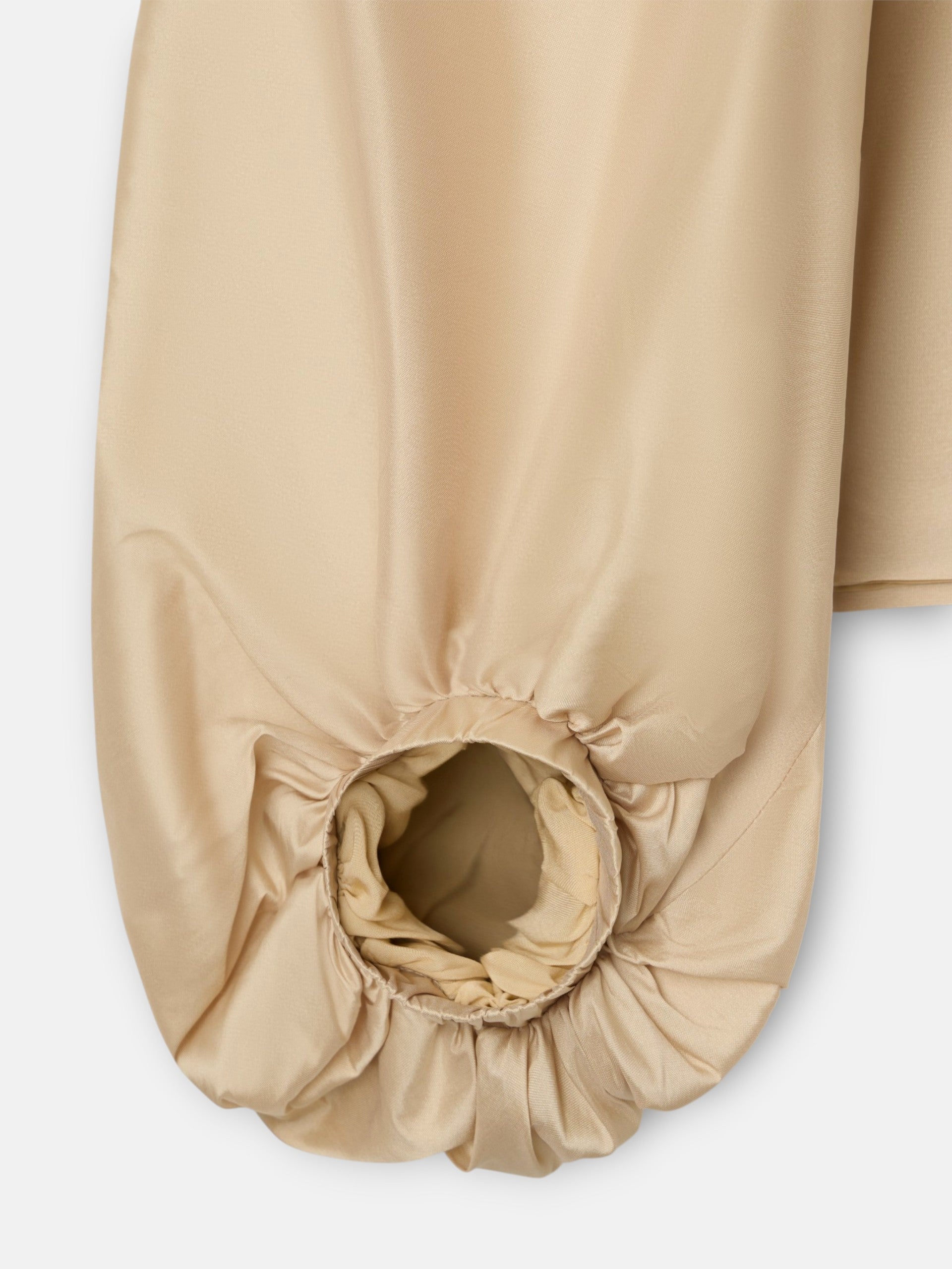 Event collection beige lantern sleeve blouse