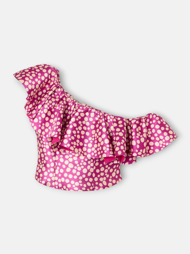 Coleção Top Event estampado roxo