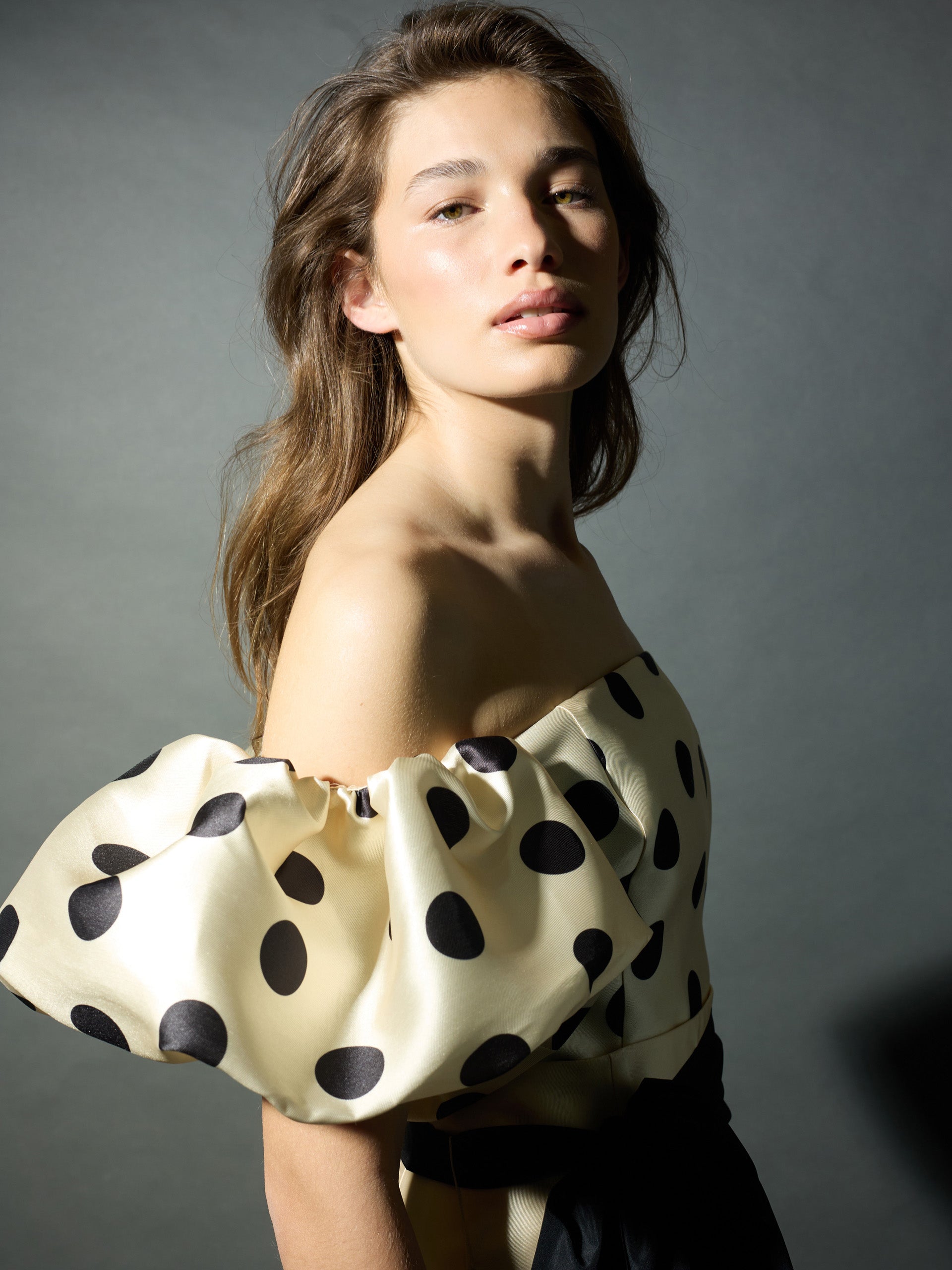 CaprilexSilbon mikado vanilla and black top