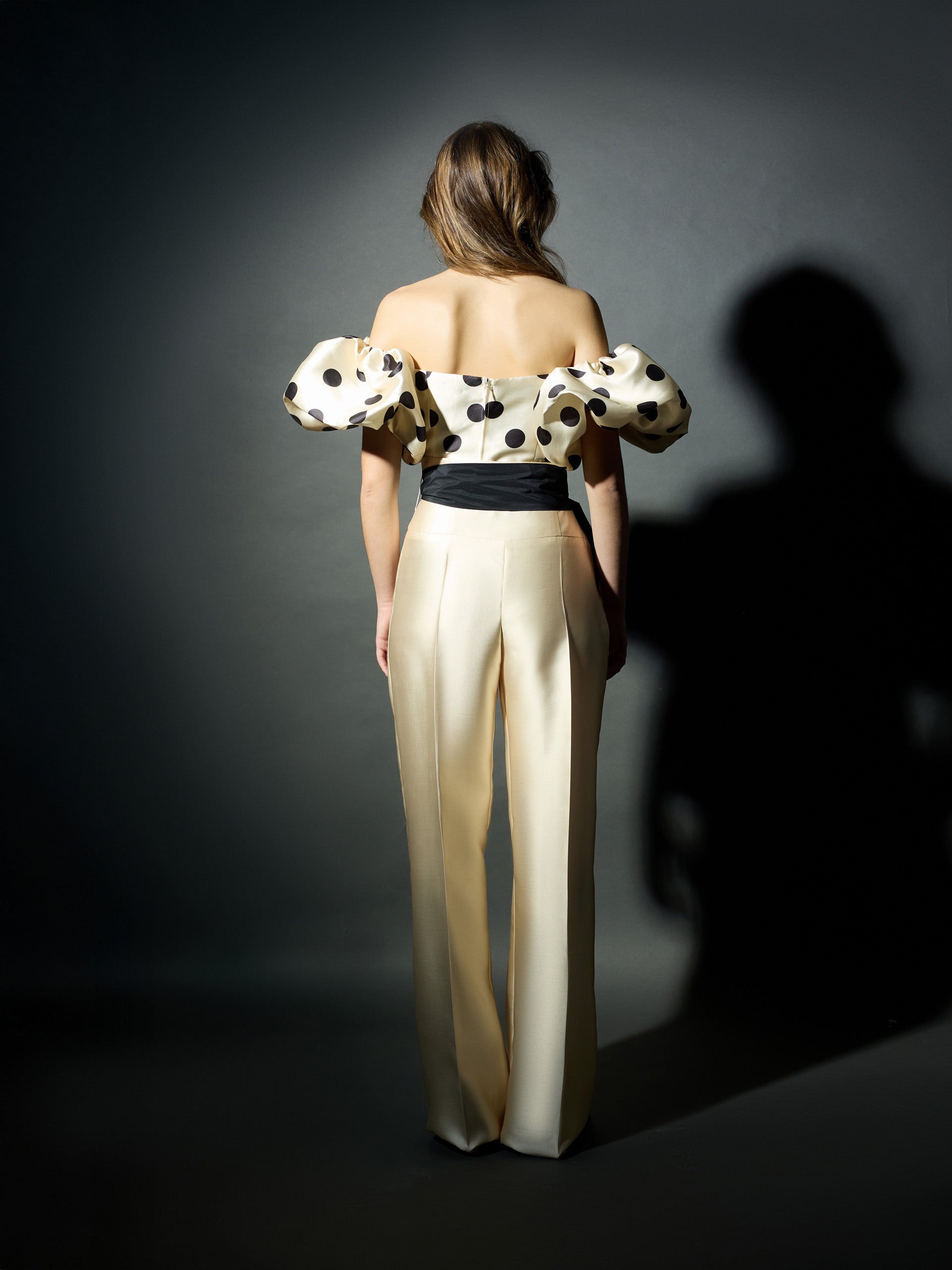 CaprilexSilbon mikado vanilla and black top