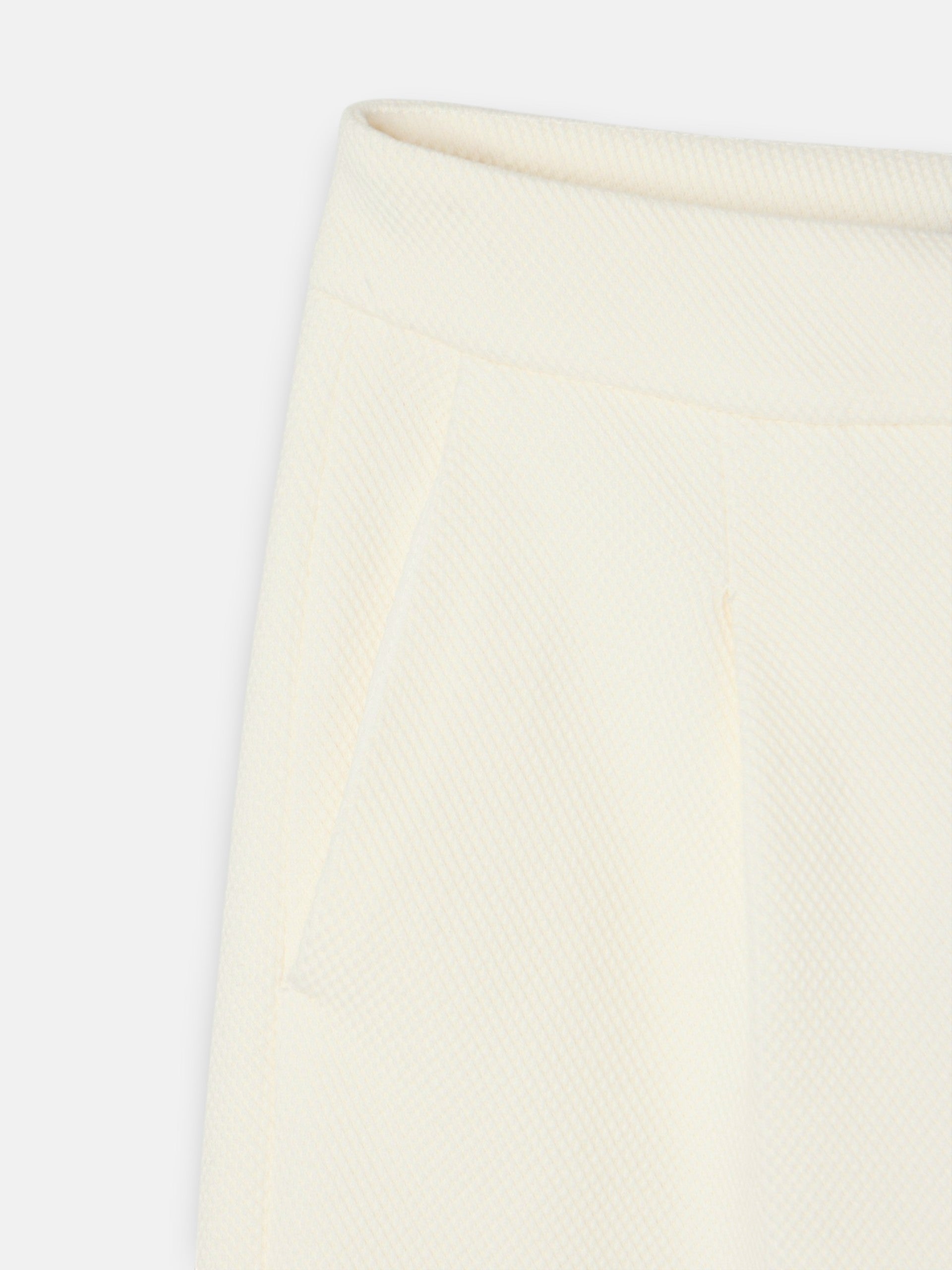 Unique palazzo trousers in ecru