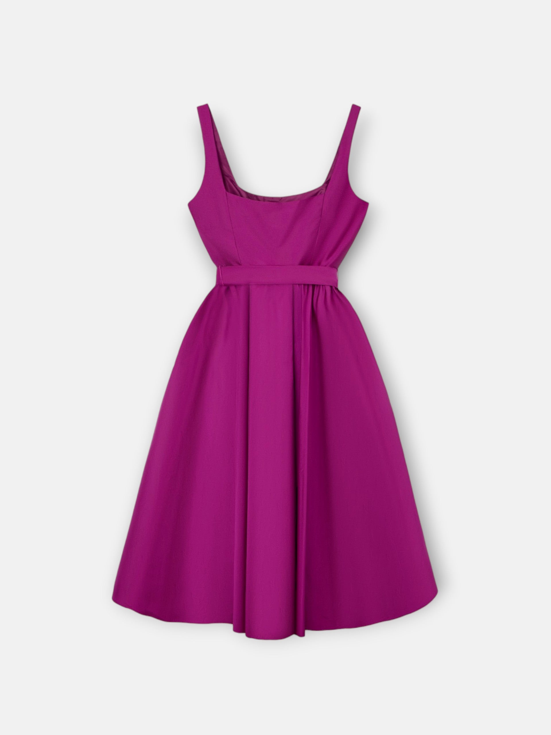 robe de soirée en taffetas violet