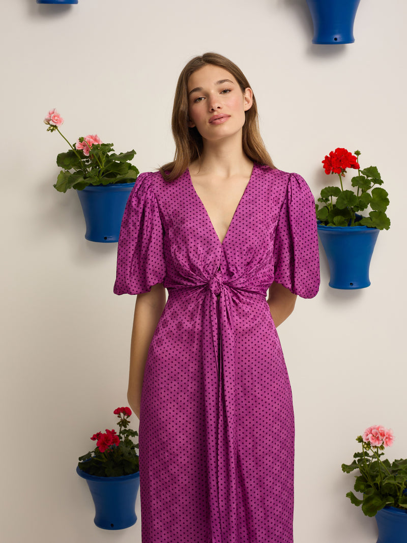 Mono event collection nudo lunares morado