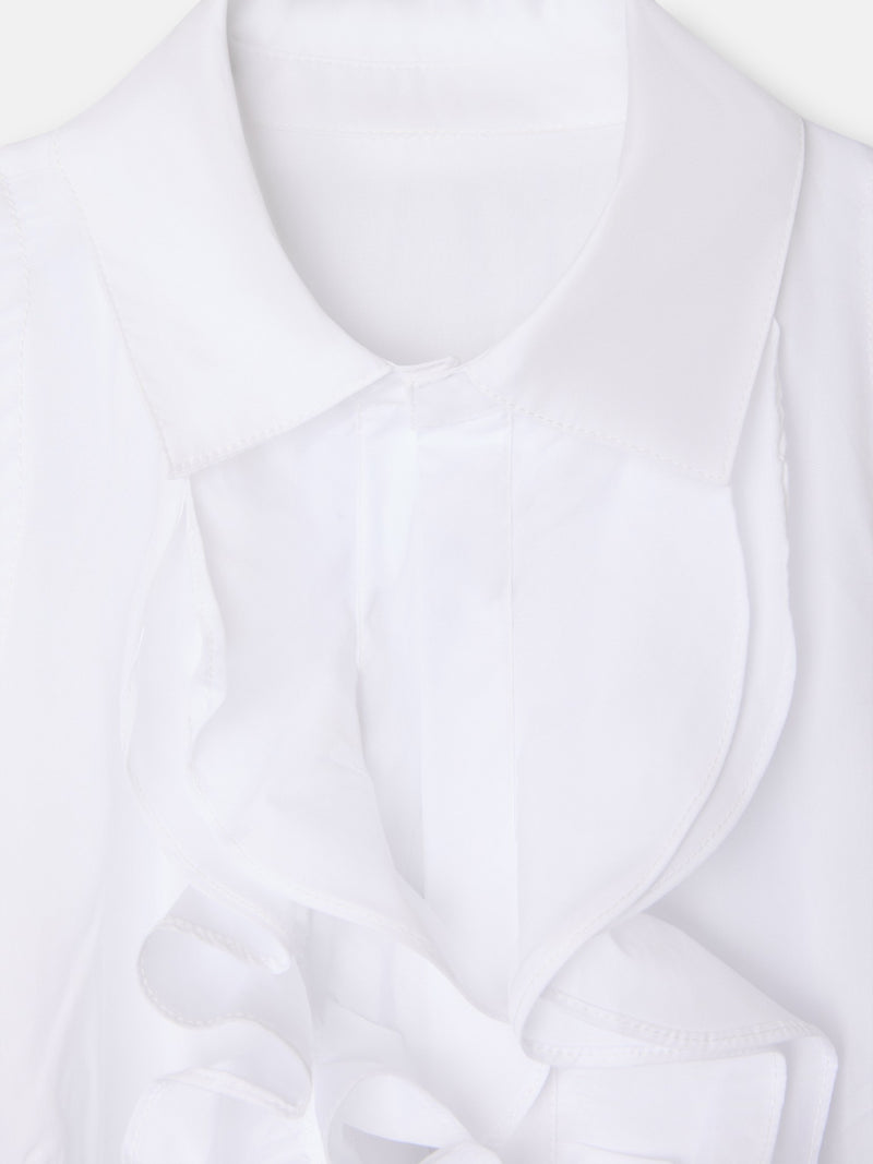 Vestido unique camisero azul marino y blanco