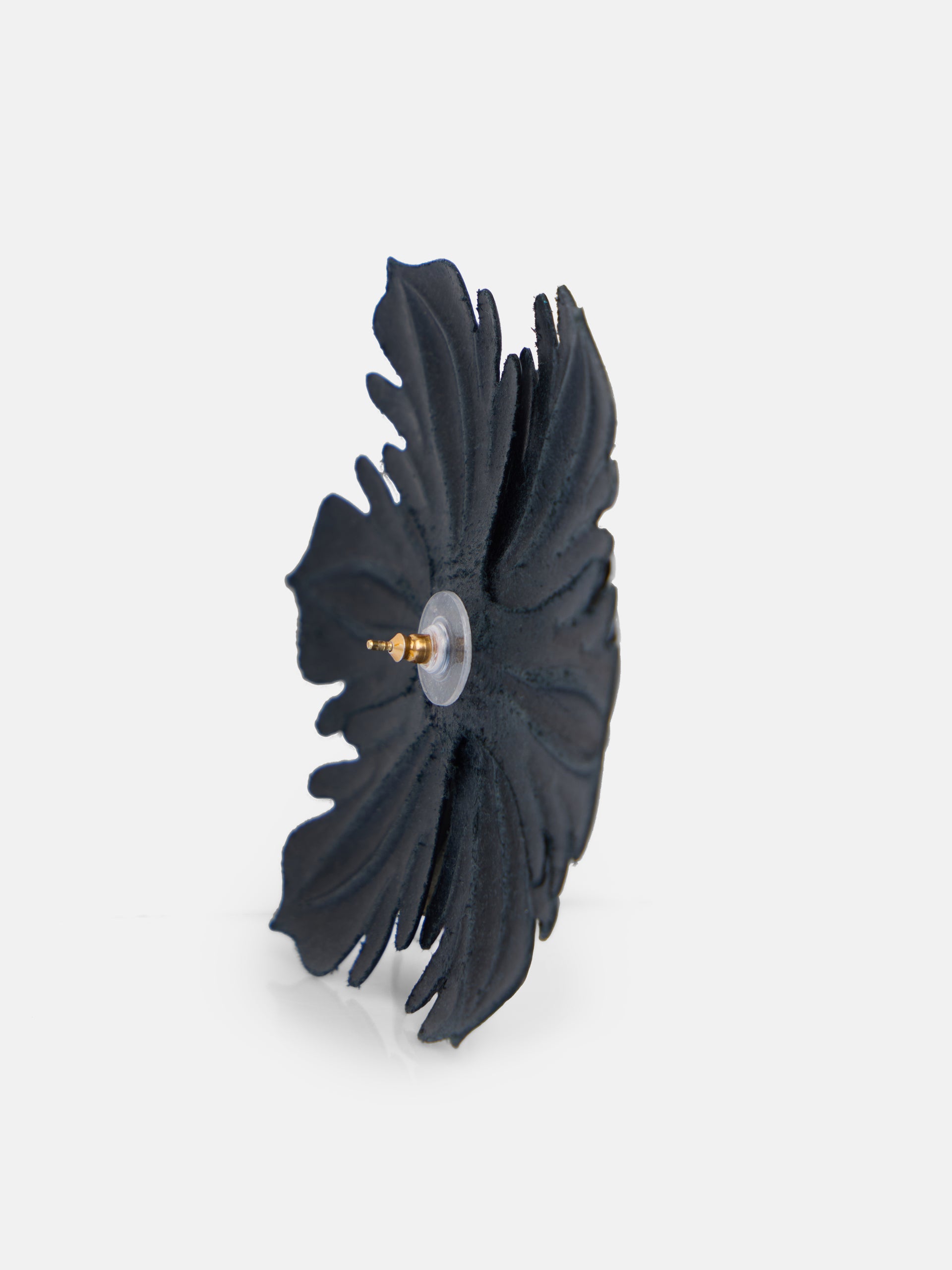 Pendientes velada flor napa bicolor