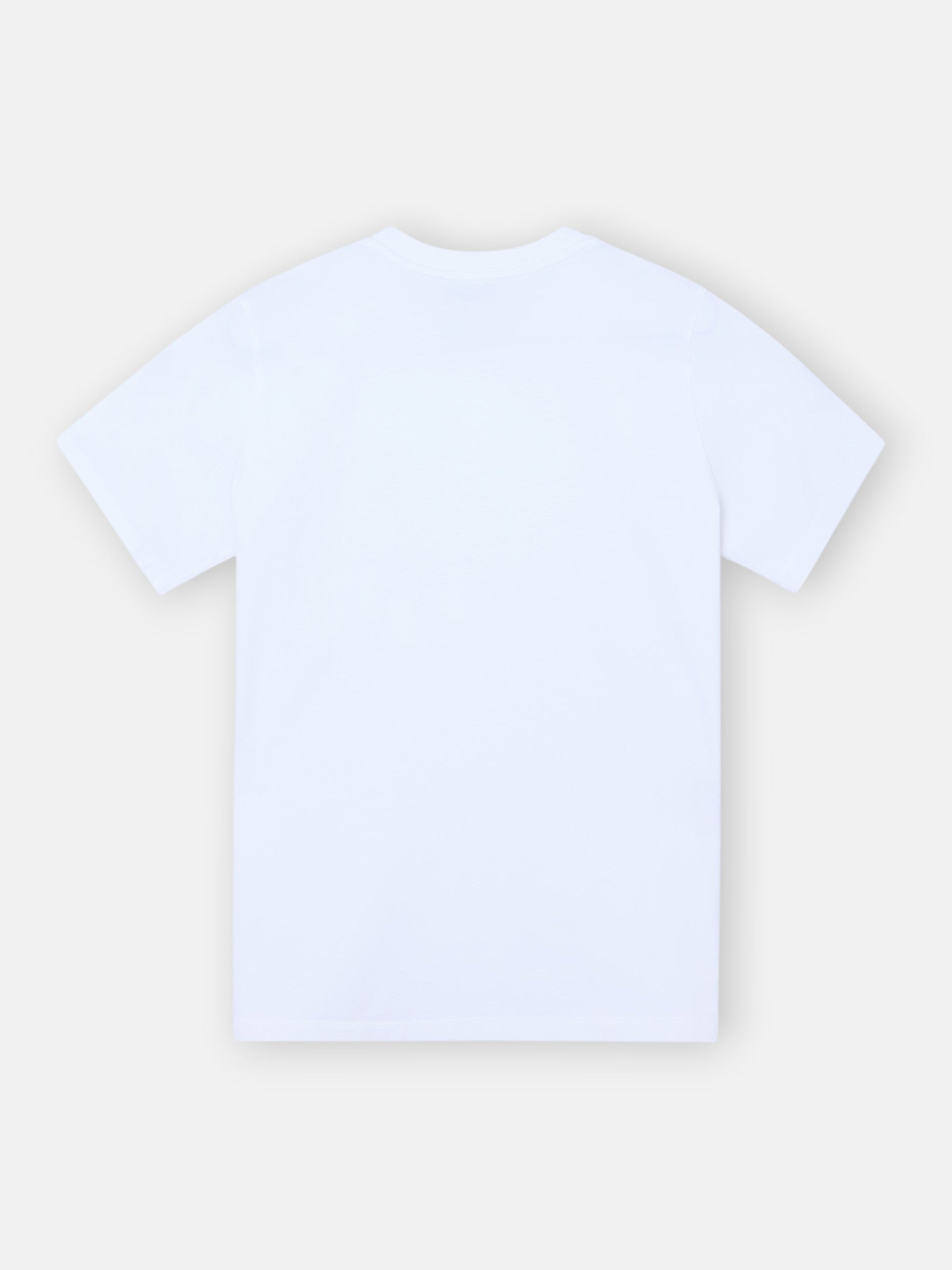 White women's t-shirt with crystal application