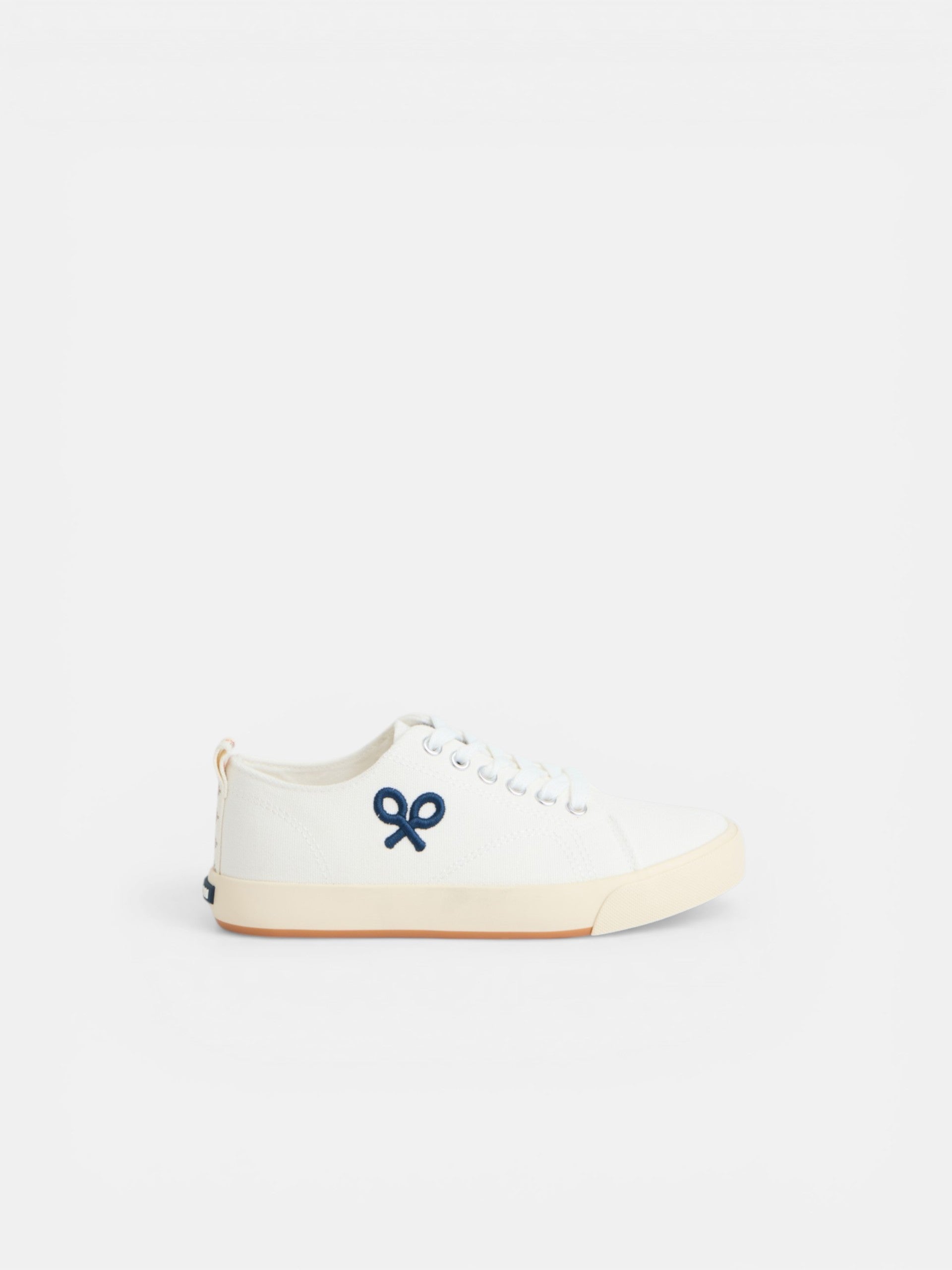 Zapatilla kids clasica lona blanco