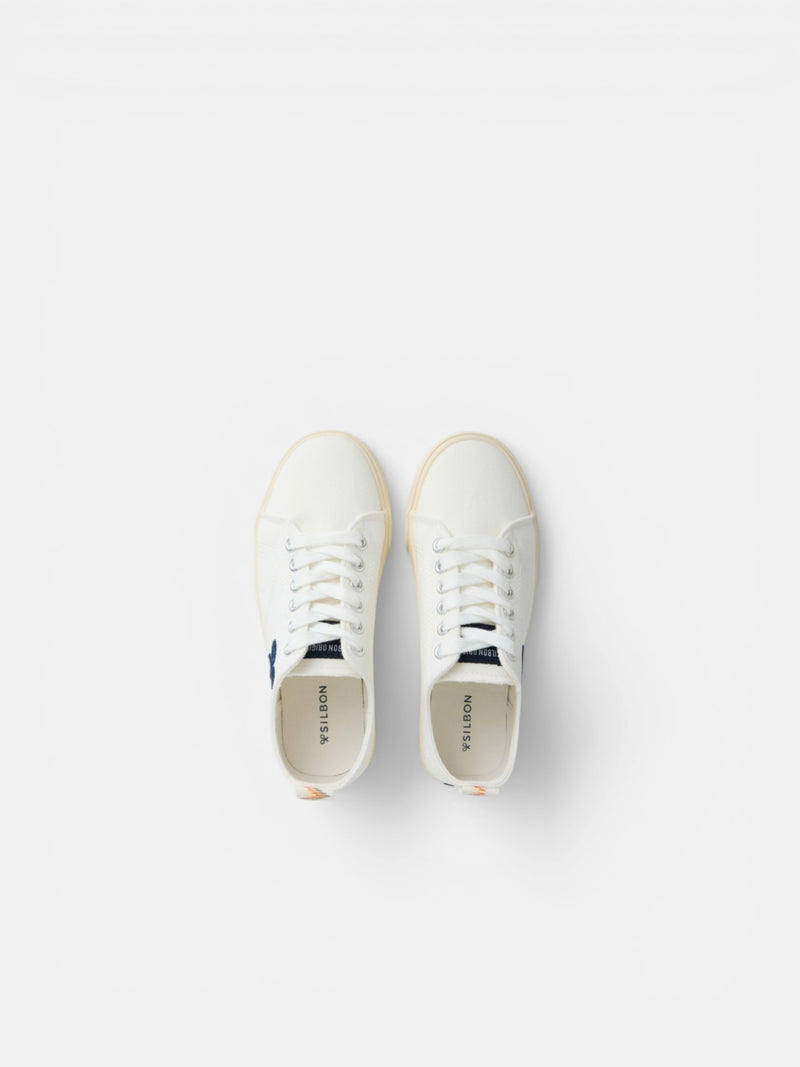 Zapatilla kids clasica lona blanco