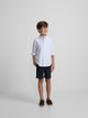 Classic navy blue kids' Bermuda shorts