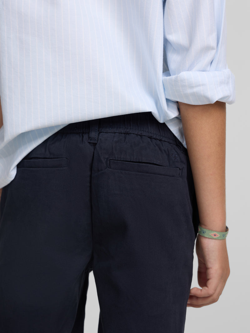 Bermuda kids clasica azul marino