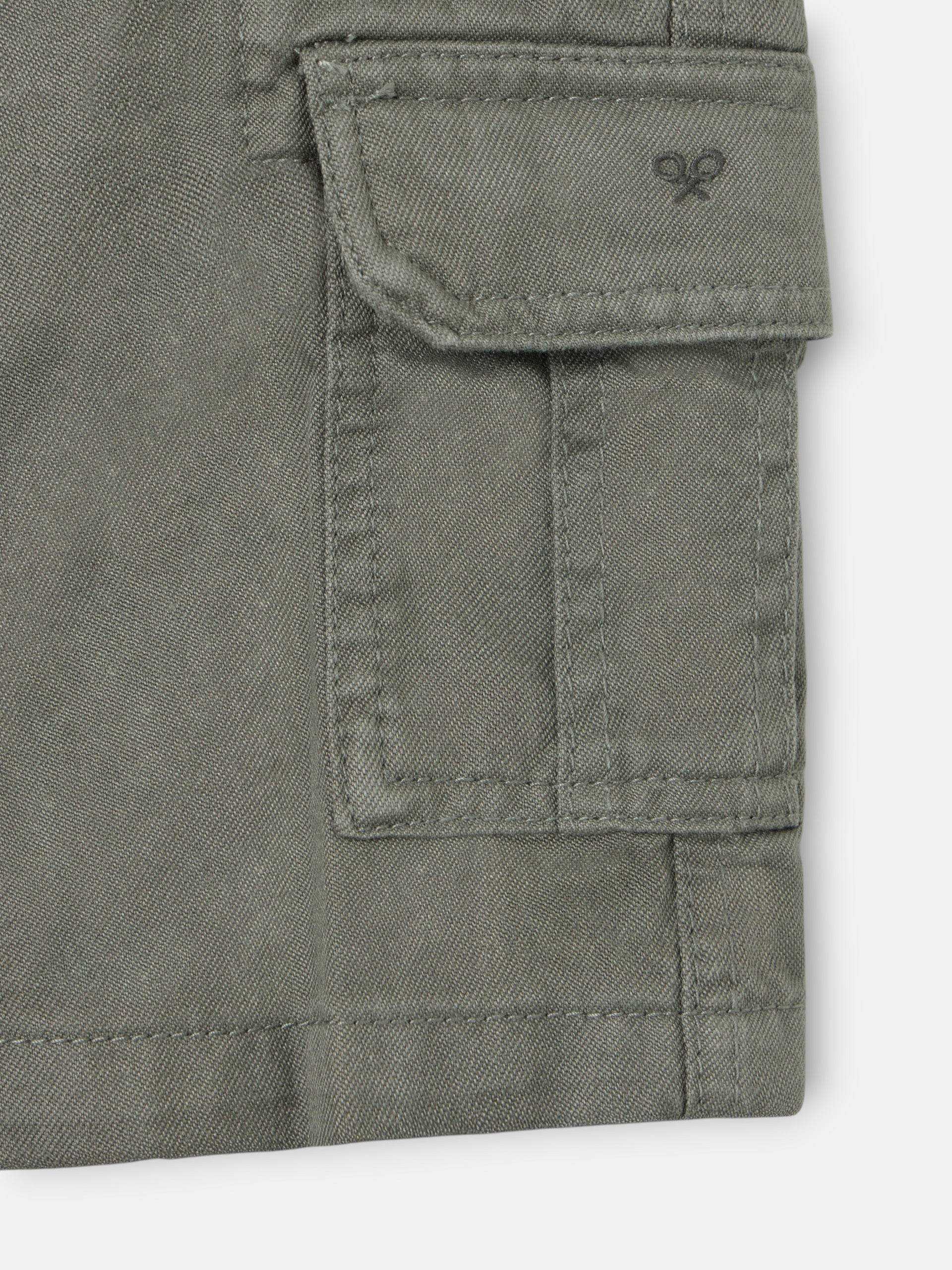 Bermuda kids cargo verde