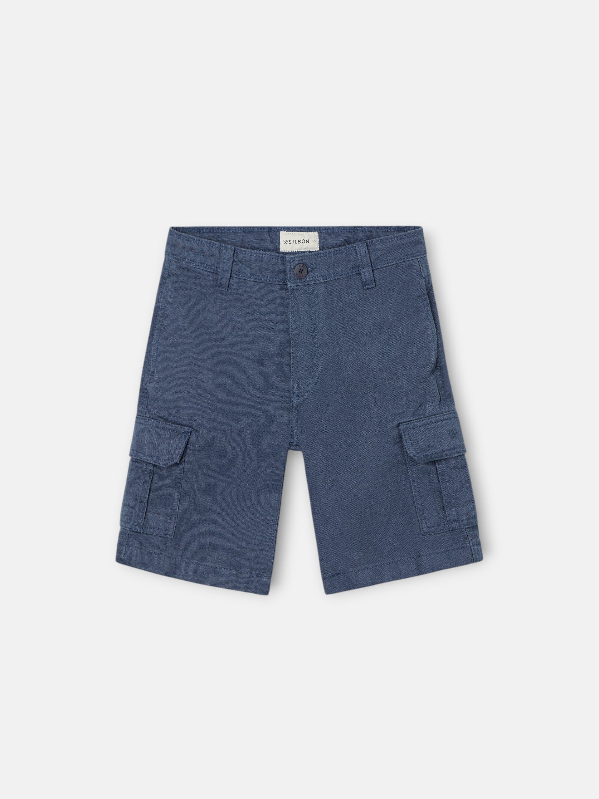 Bermuda kids cargo azul indigo