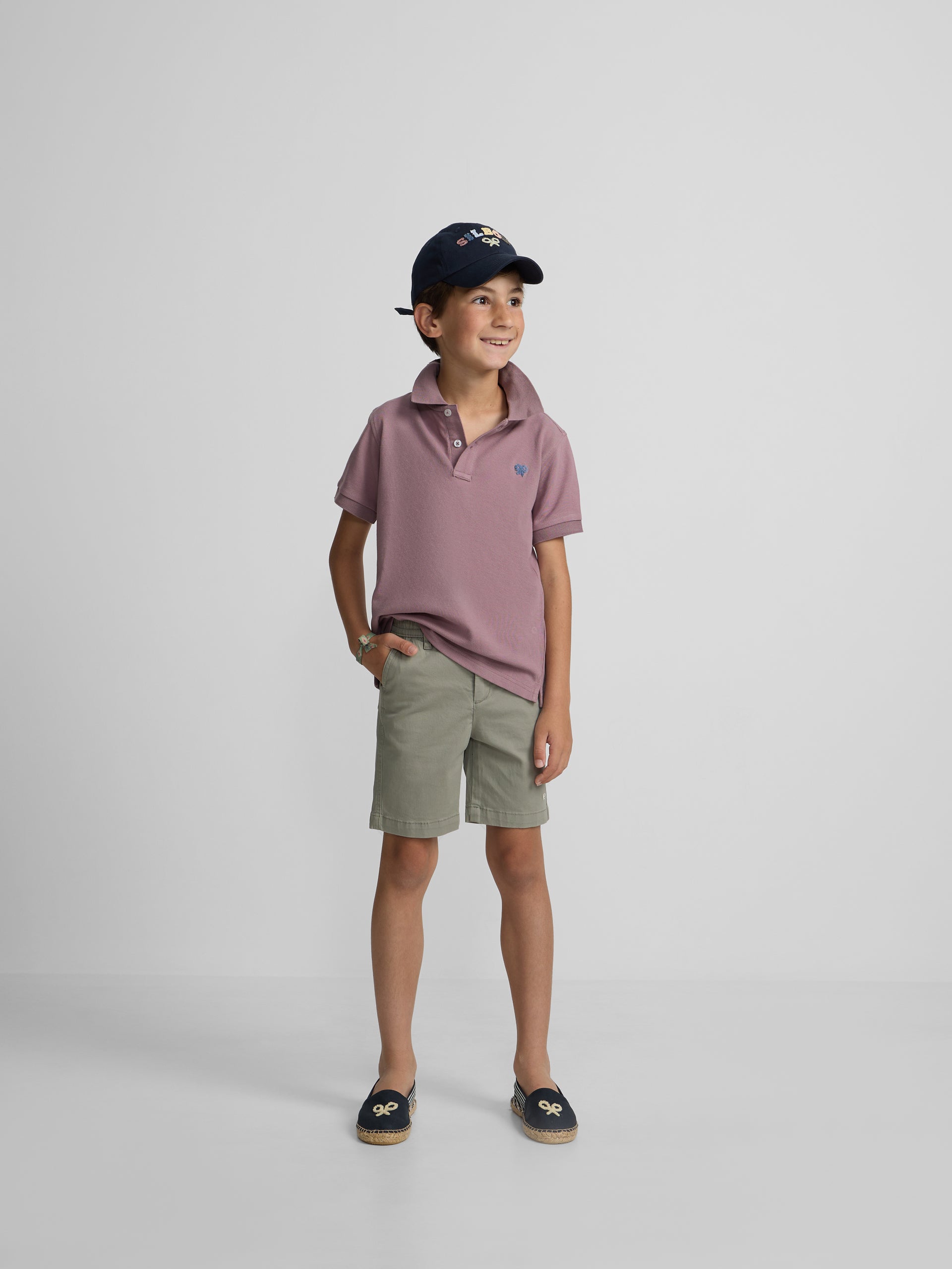 Bermuda sport verte pour enfants