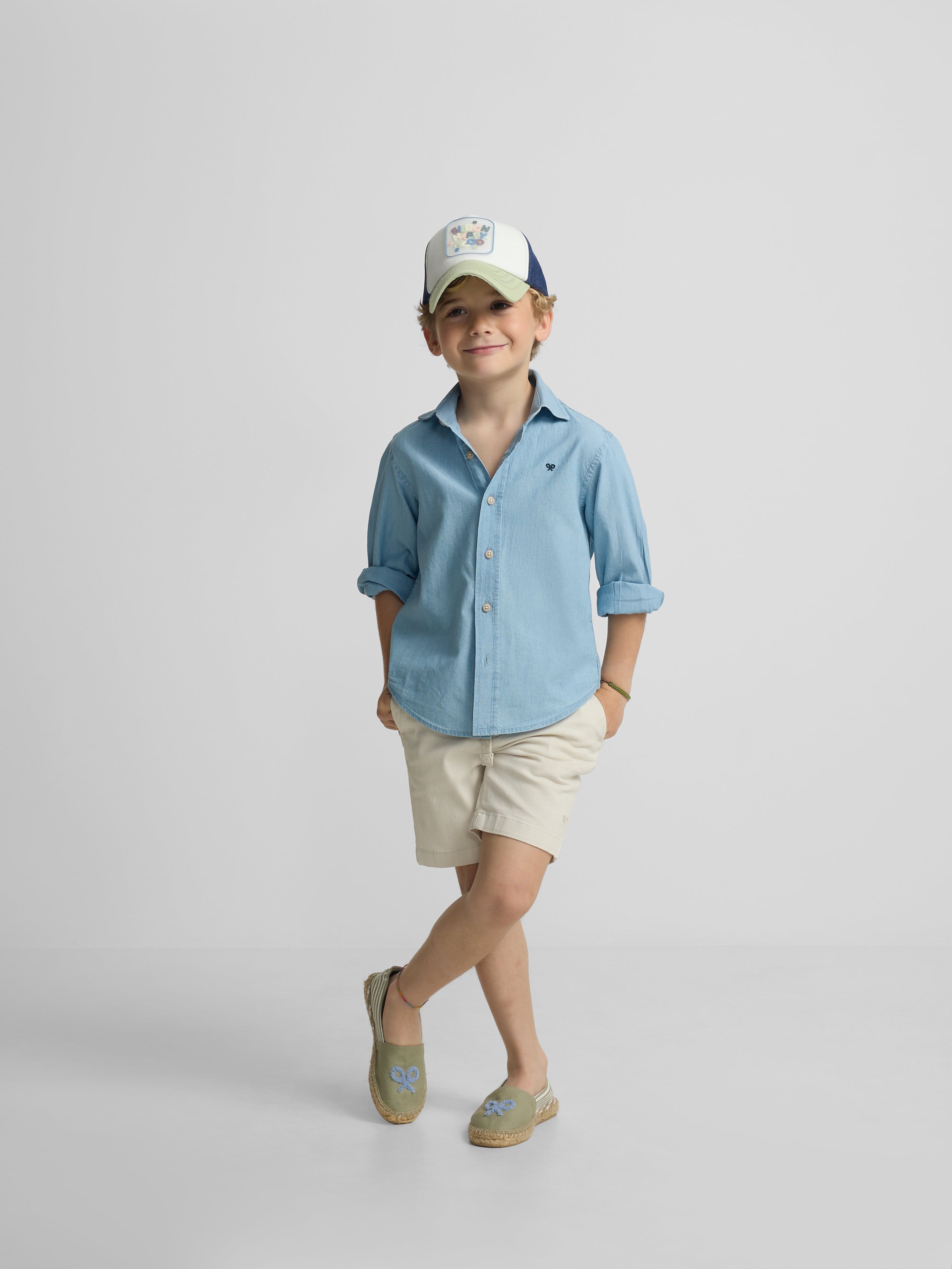 Bermuda kids clasica piedra