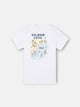 Kids white cotton t-shirt
