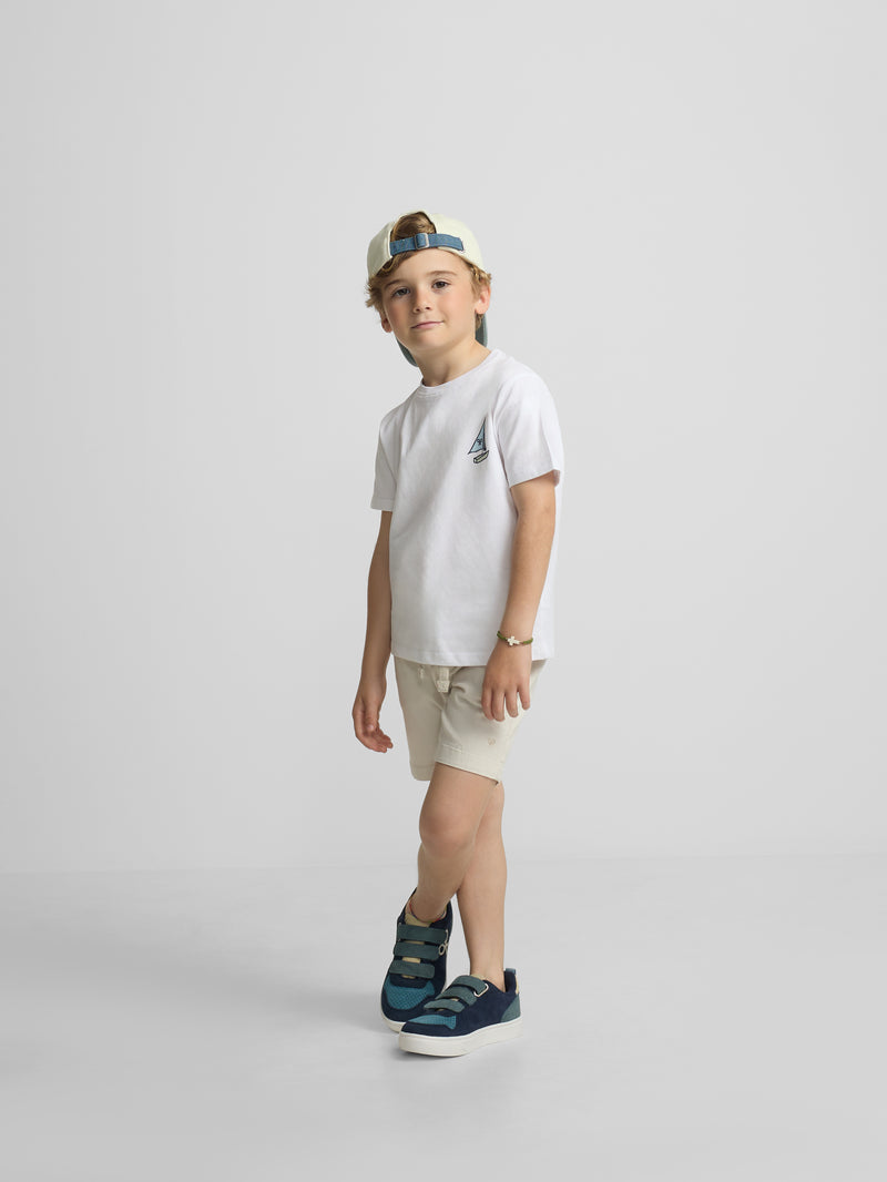 T-shirt kids cote branco