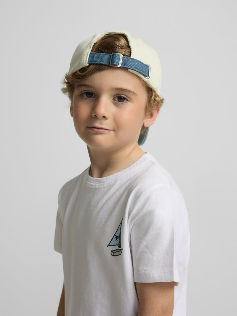 T-shirt kids cote branco