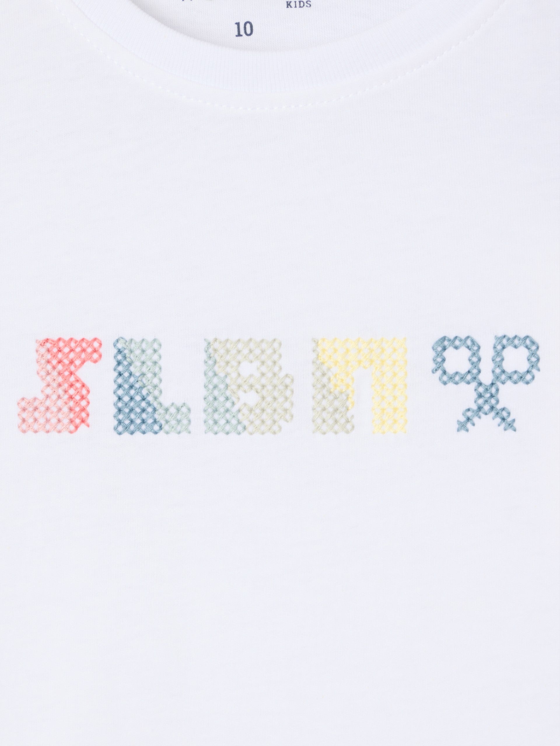 SLBN kids white t-shirt