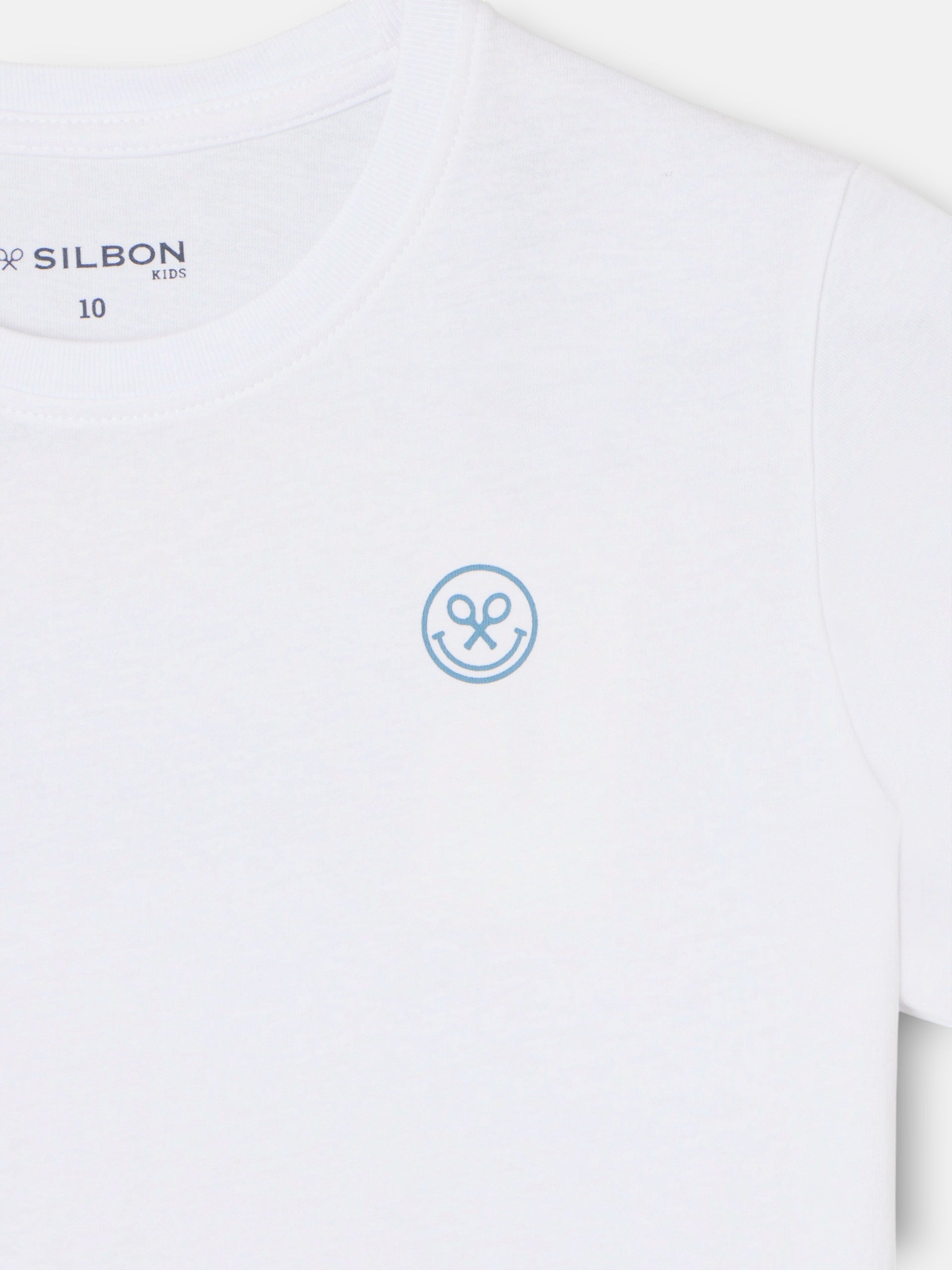 T-shirt kids summer games branco