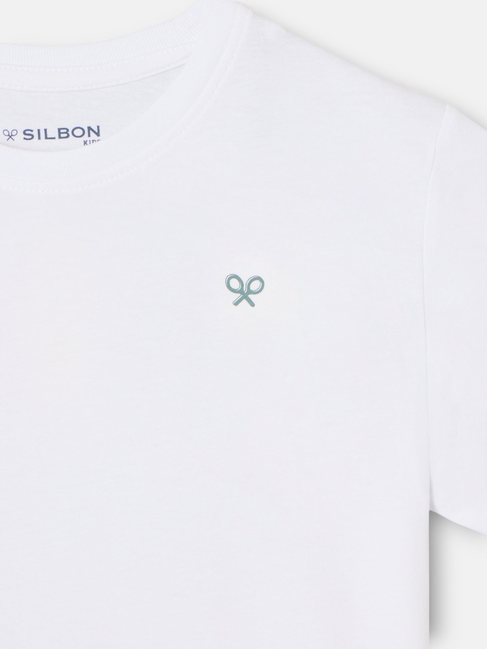 Kids SB style white t-shirt