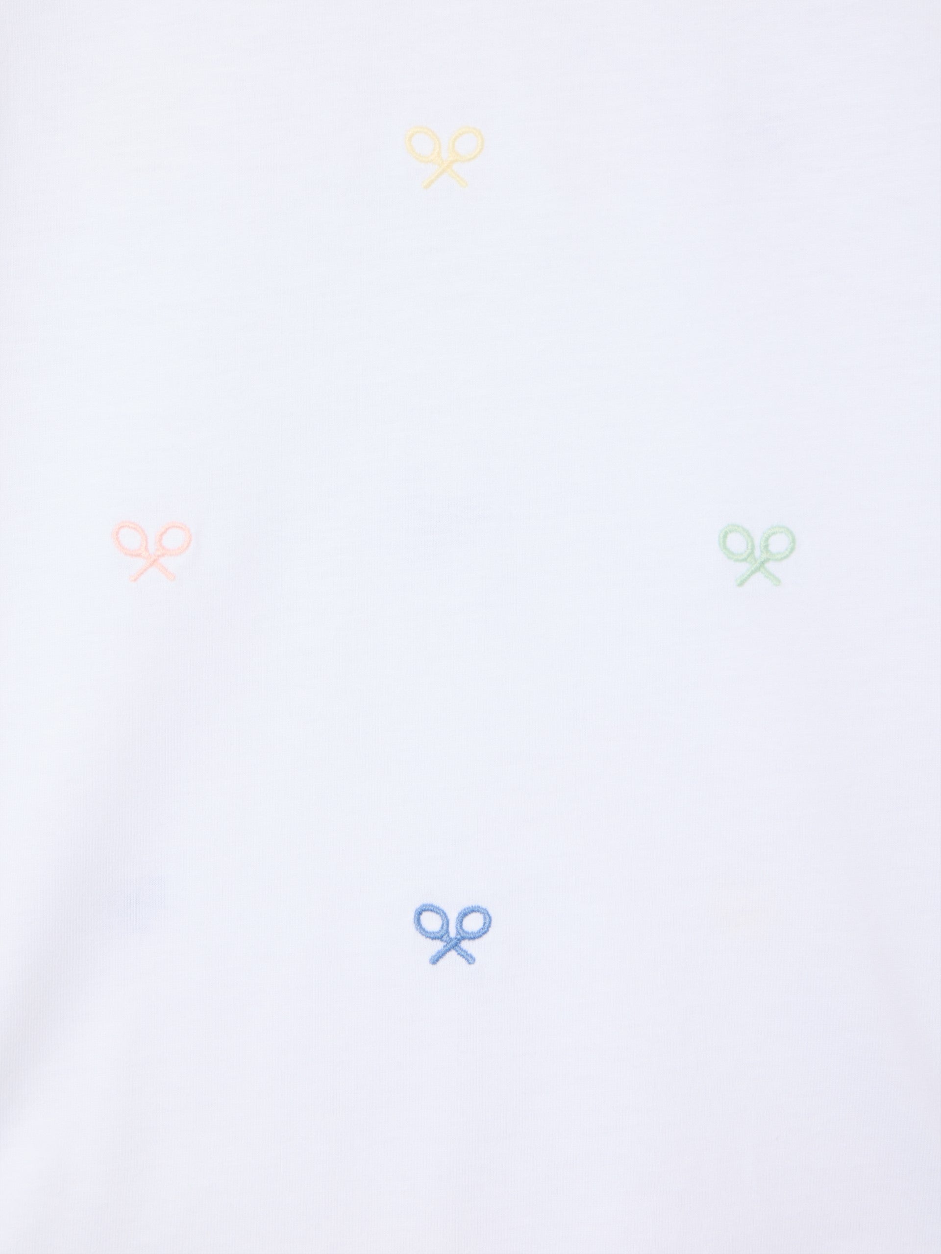 T-shirt multi-raquettes pour enfants blanc