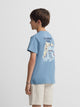 Camiseta kids cote azul