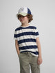 Kids' vintage blue striped t-shirt