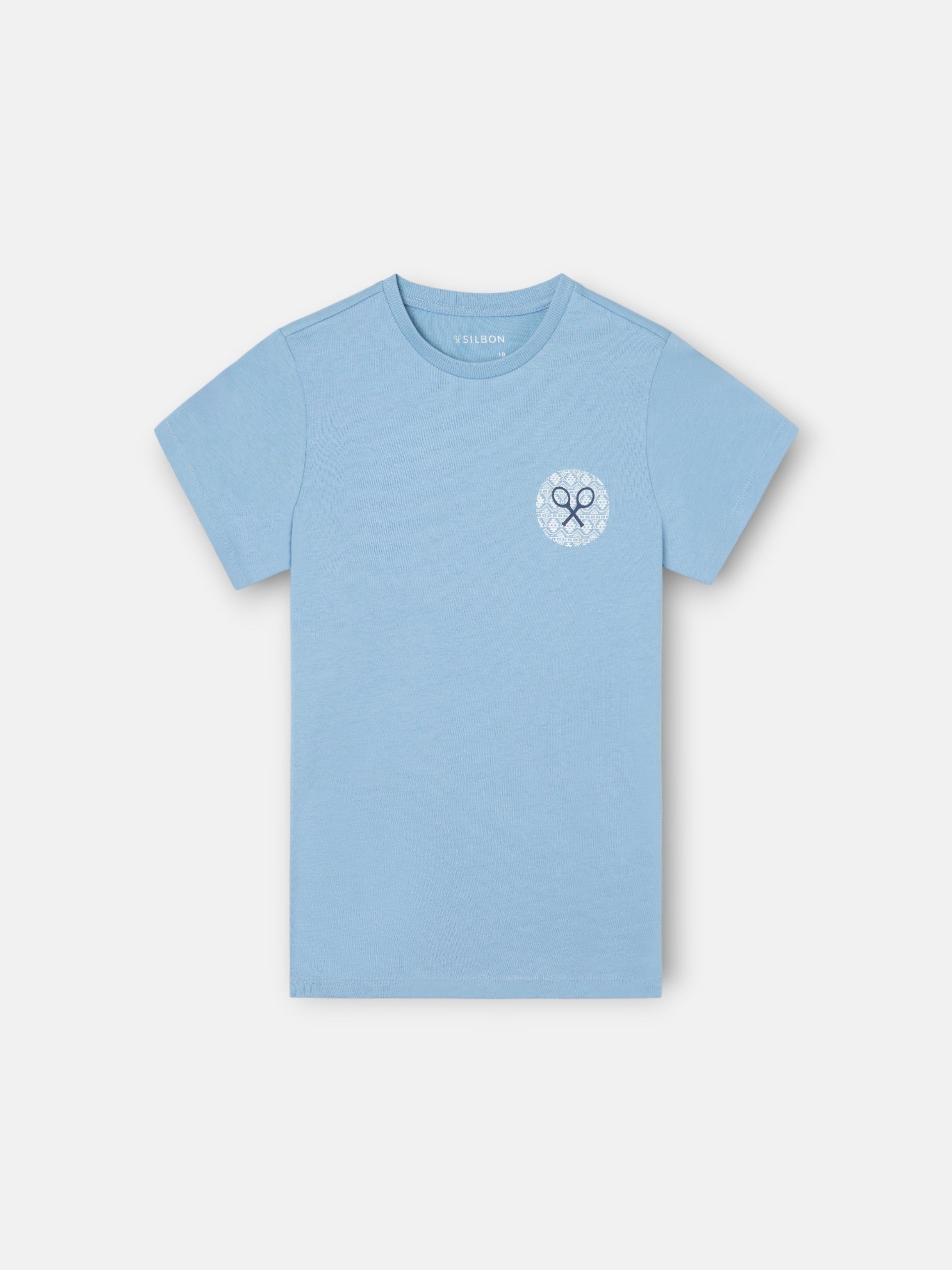 Camiseta kids raqueta etnica azul marino