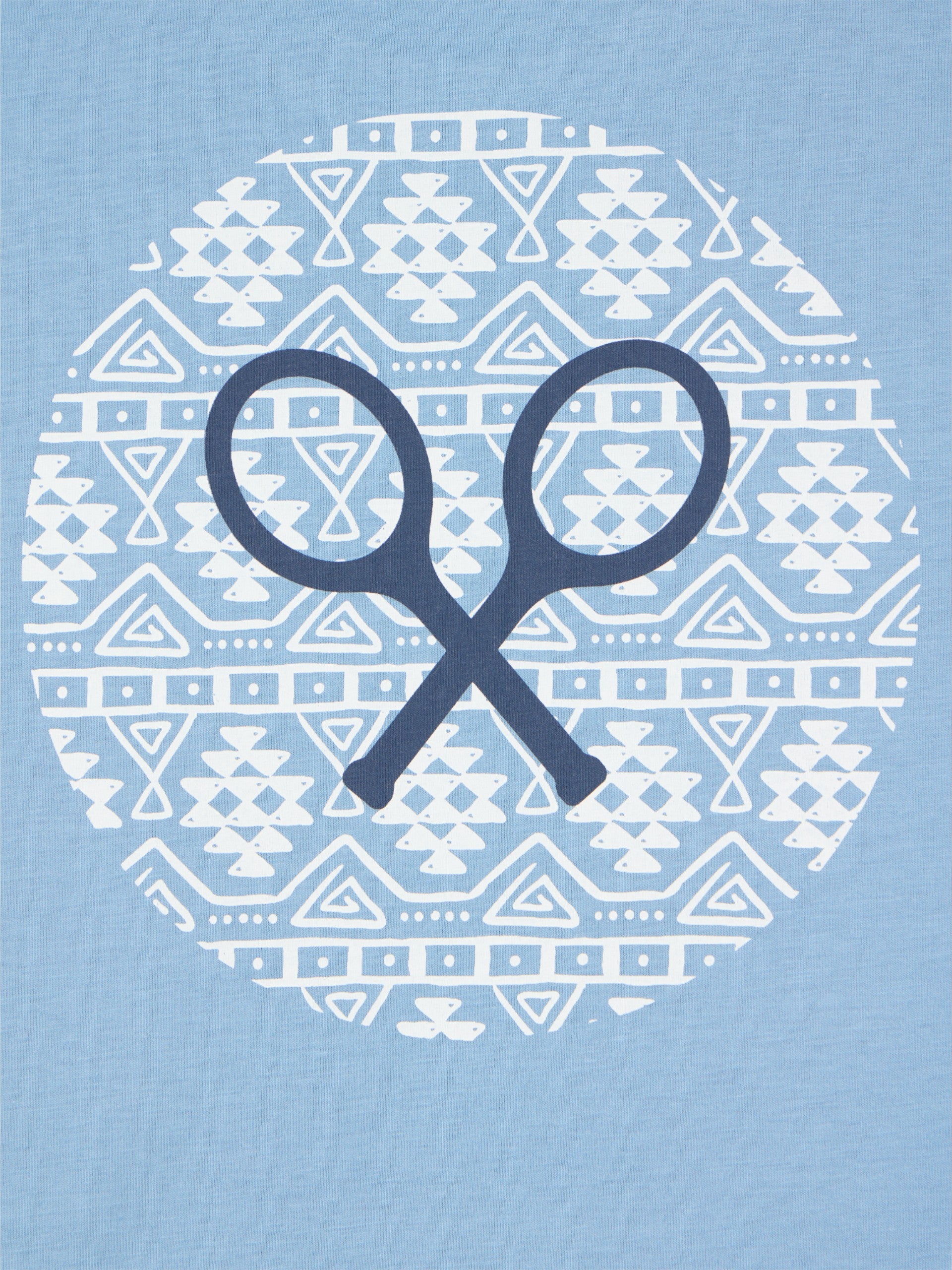 Camiseta kids raqueta etnica azul marino
