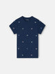 Kids' multi-racket t-shirt navy blue