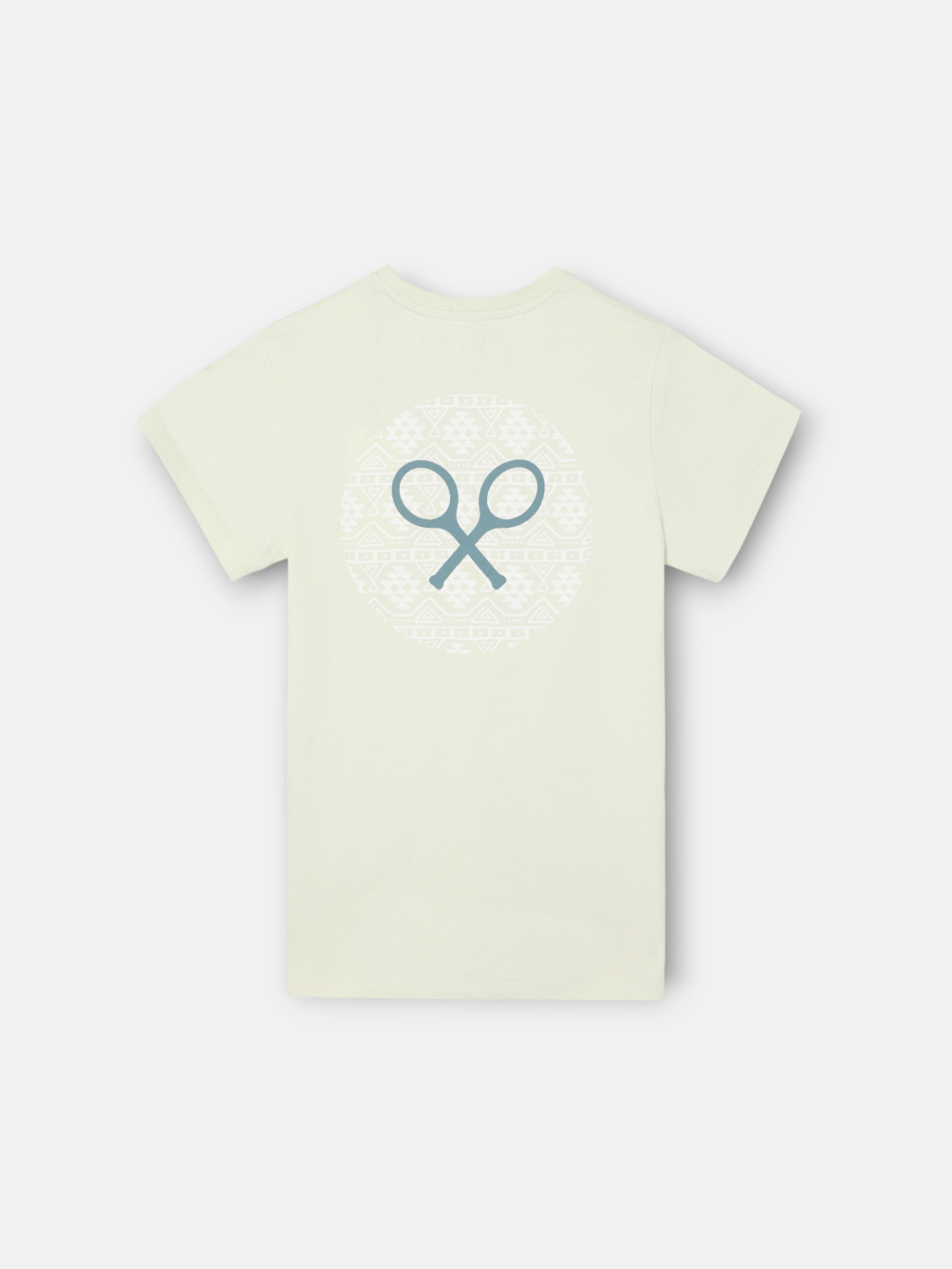 T-shirt kids raquete étnica verde