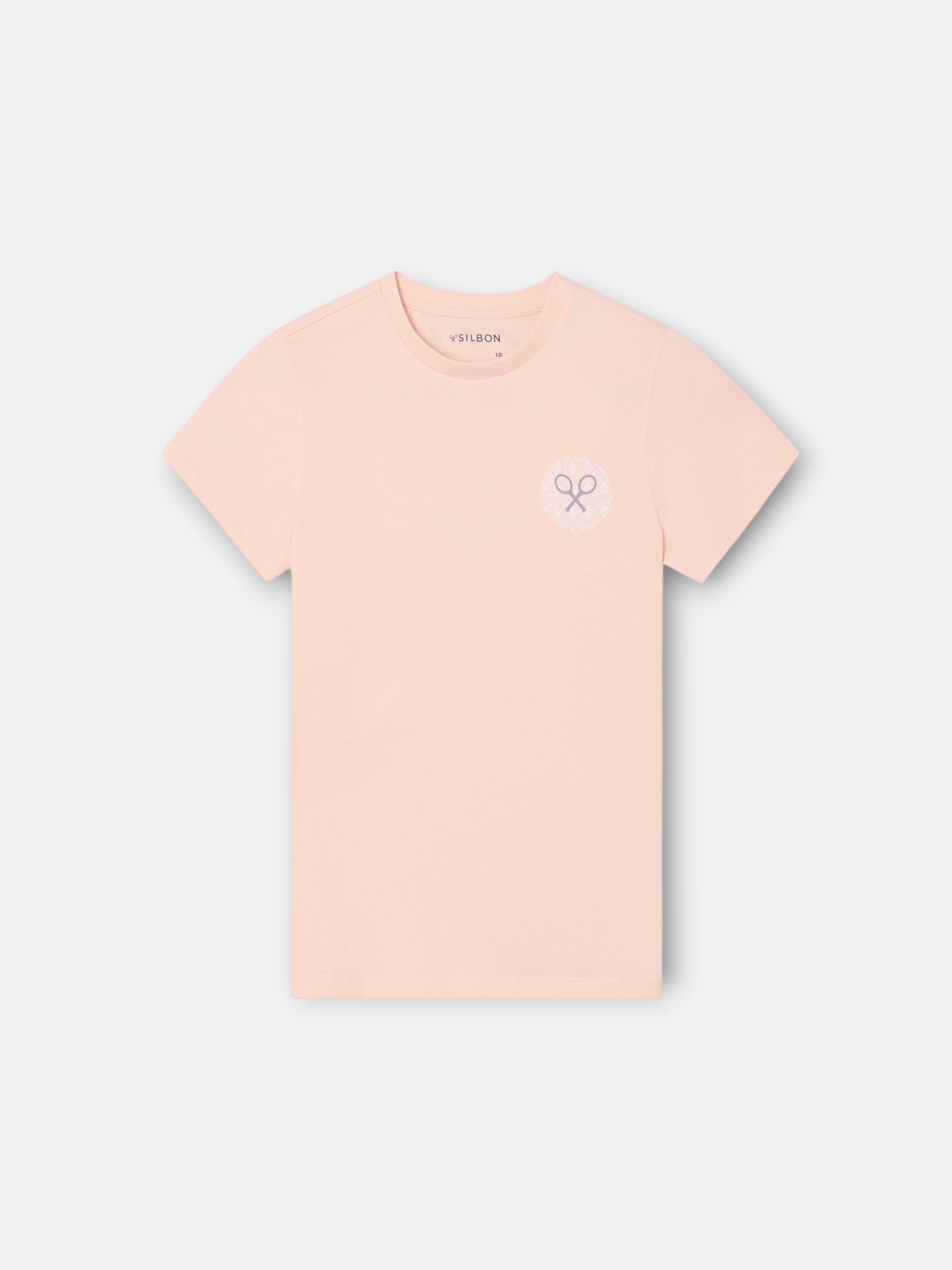 T-shirt kids raquete étnica coral