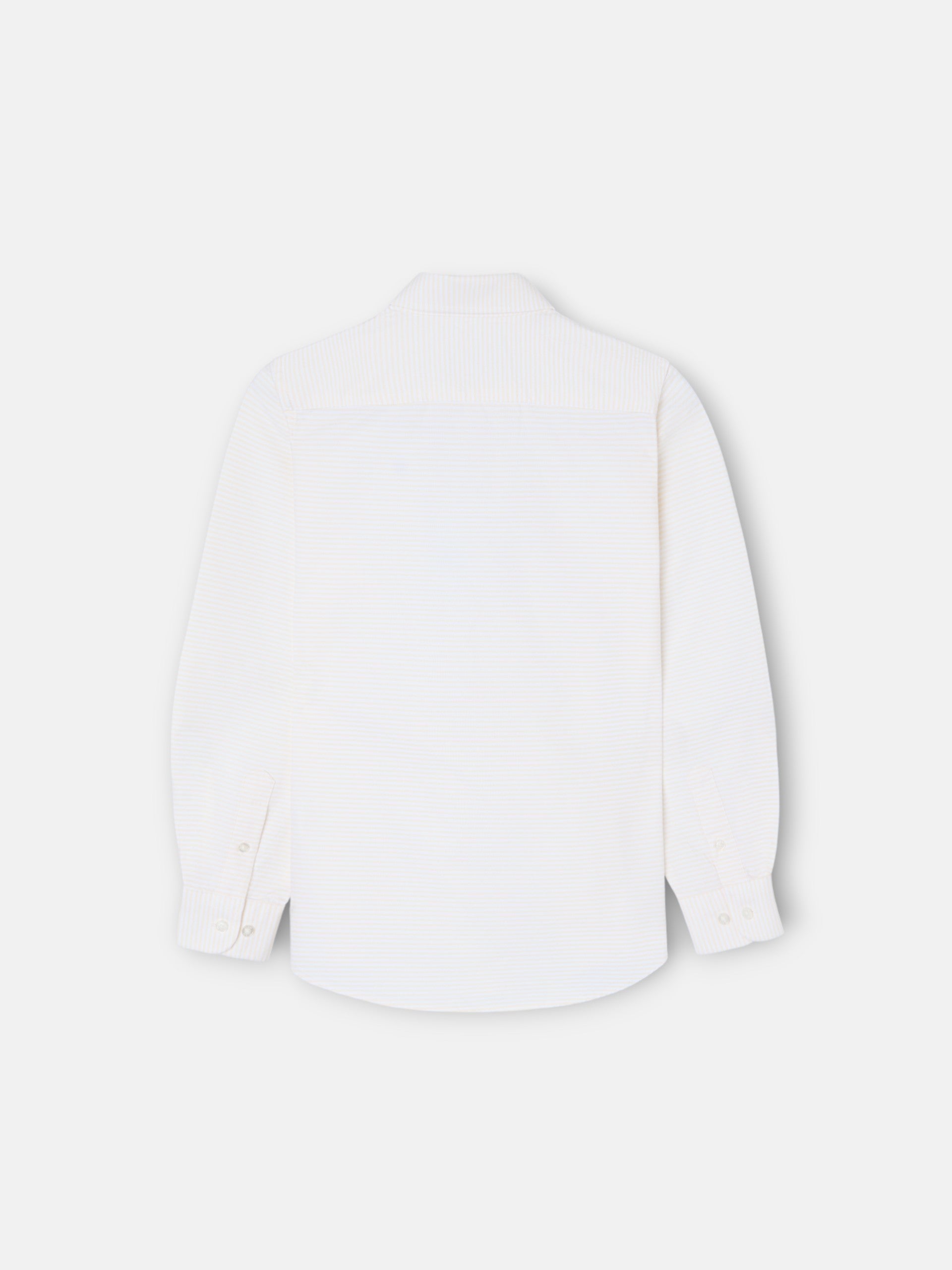 Polera sport kids rayas horizontal amarillo