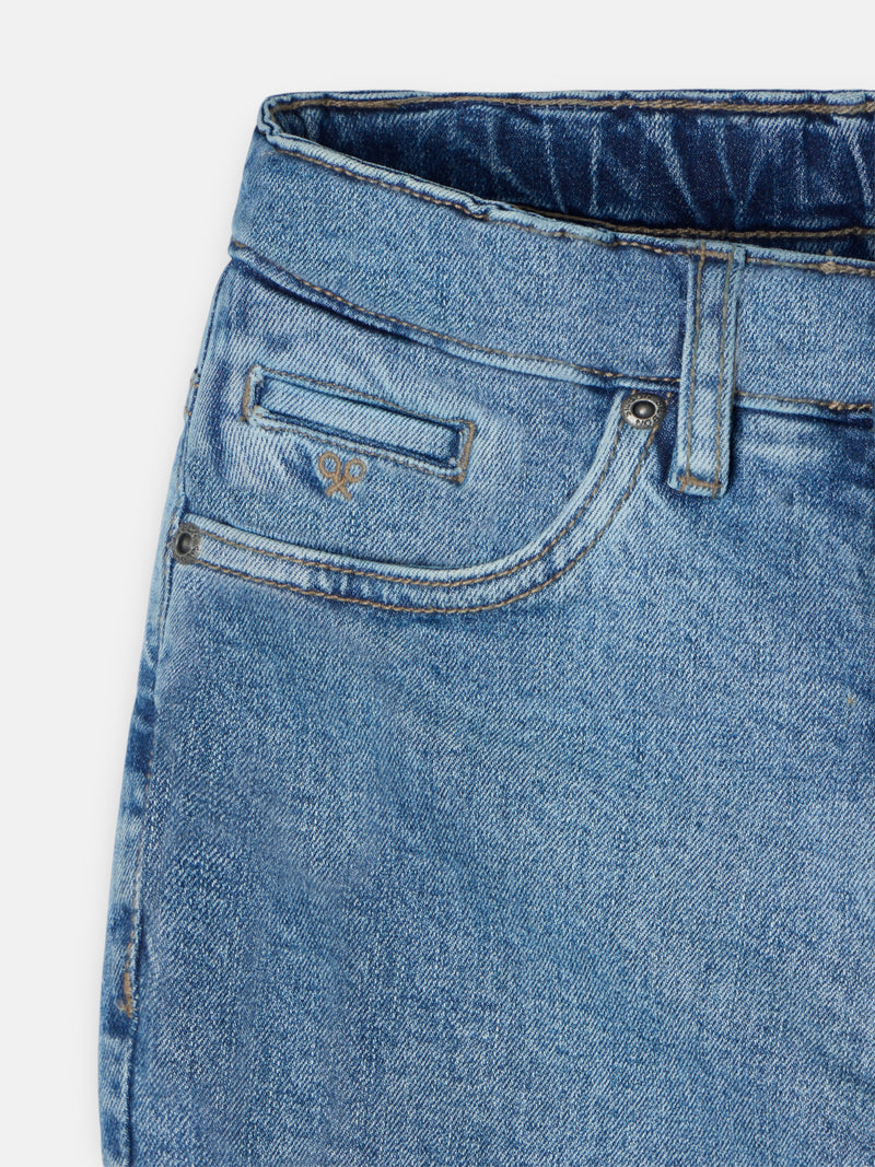 Pantalon sport kids denim azul