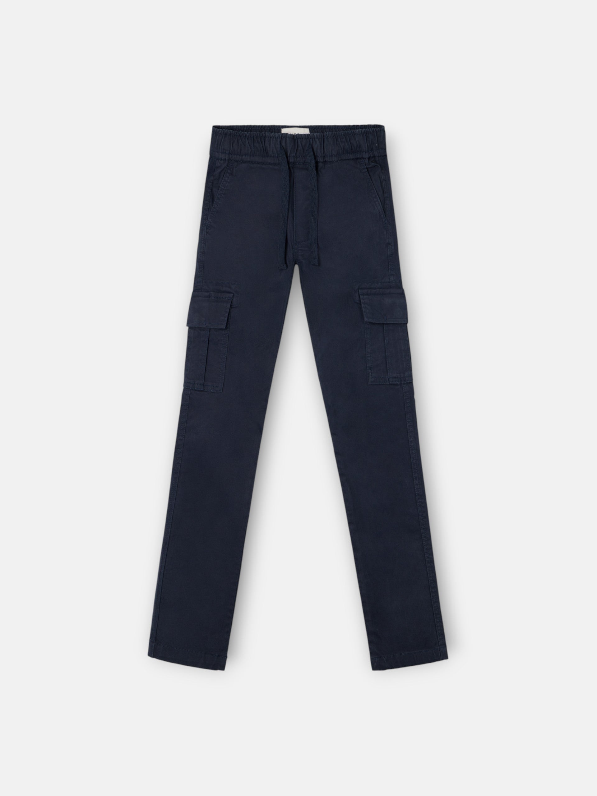 Pantalon cargo sport enfant bleu marine