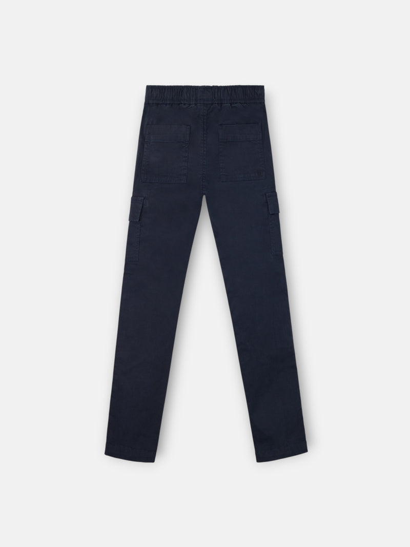 Pantalon sport kids cargo azul navy